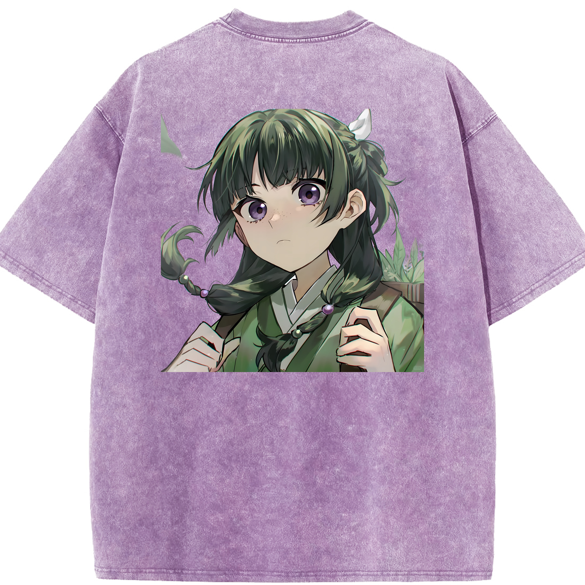 （画像用） 薬屋のひとりごと The Apothecary Diaries 綿100% ヴィンテージ風 半袖Tシャツ（背面プリント）