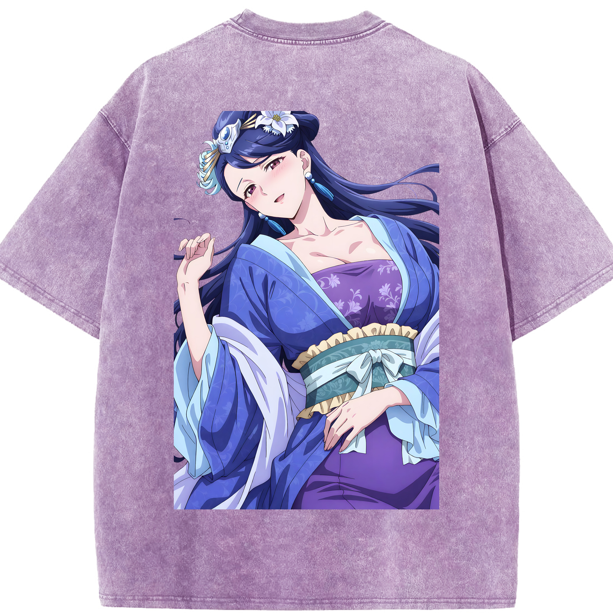 （画像用） 薬屋のひとりごと The Apothecary Diaries 綿100% ヴィンテージ風 半袖Tシャツ（背面プリント）