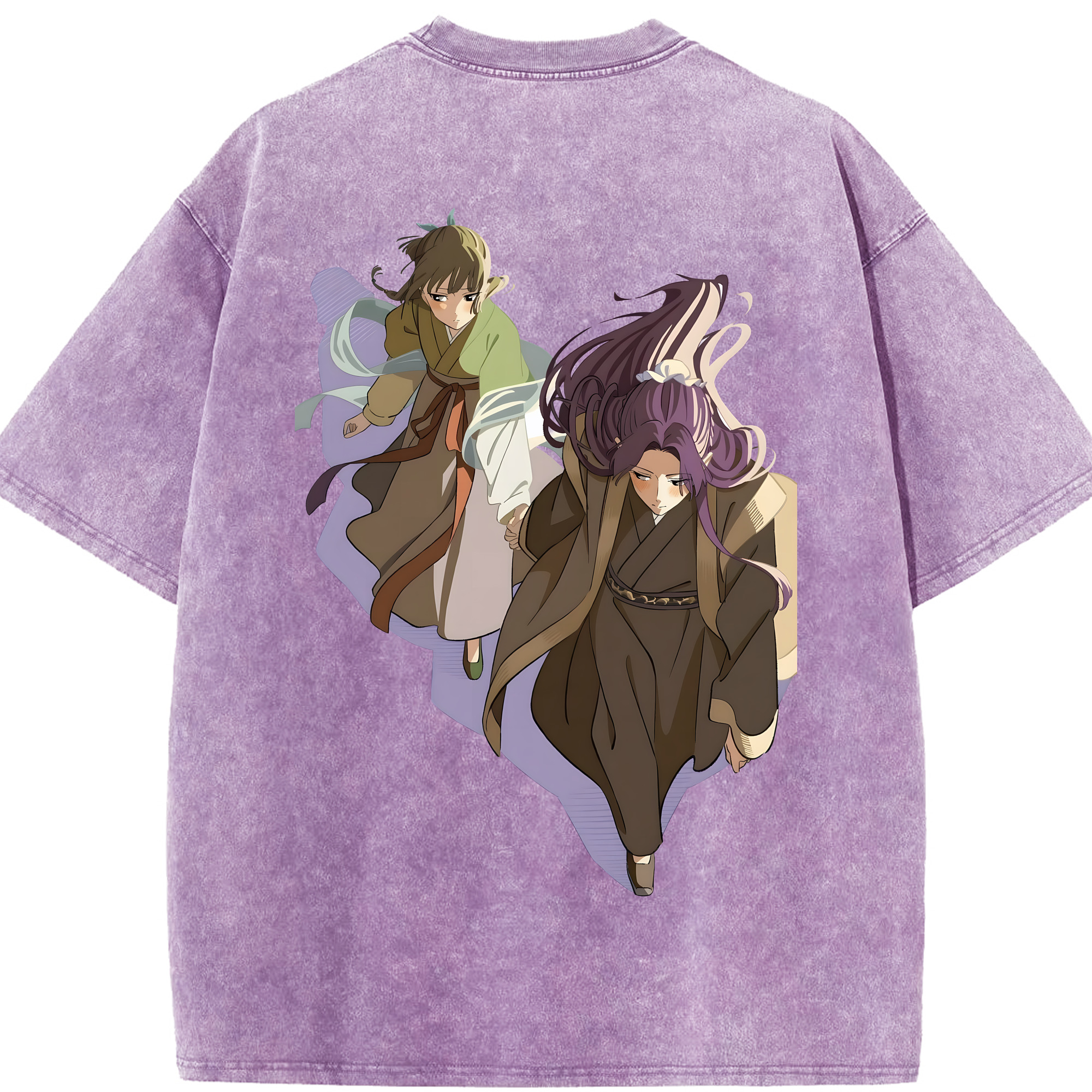 （画像用） 薬屋のひとりごと The Apothecary Diaries 綿100% ヴィンテージ風 半袖Tシャツ（背面プリント）