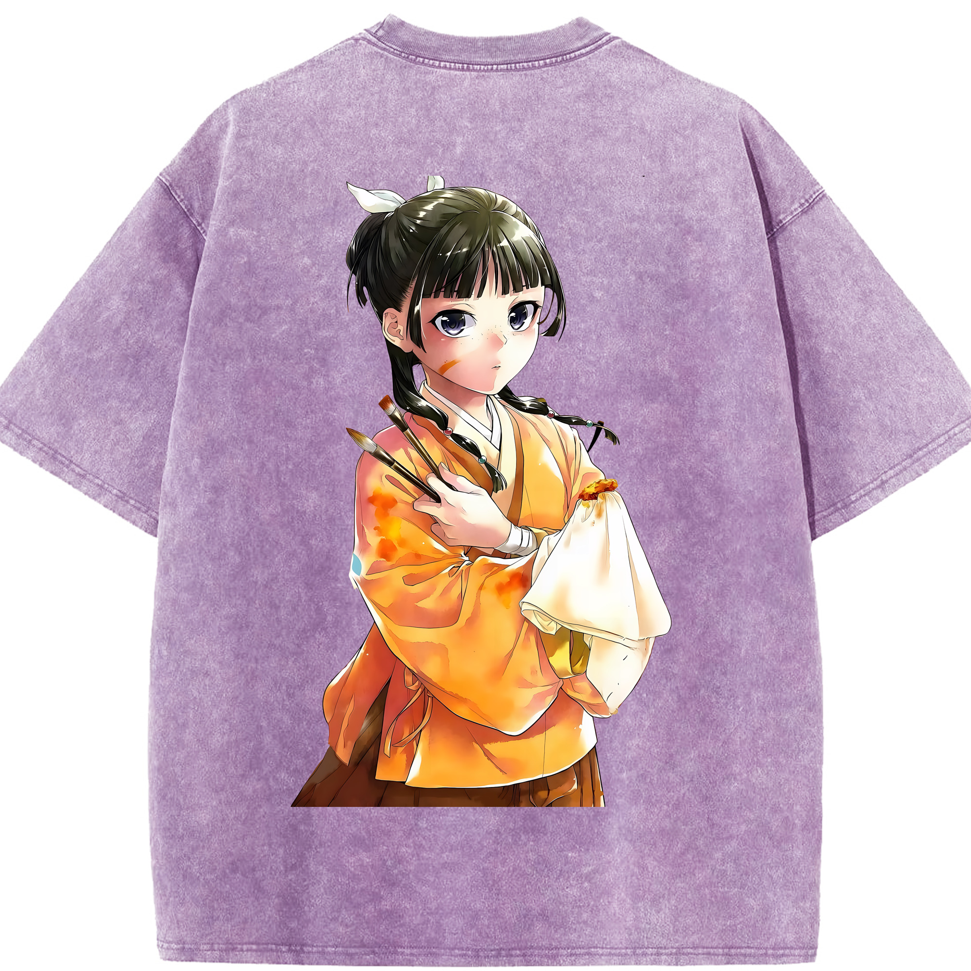（画像用） 薬屋のひとりごと The Apothecary Diaries 綿100% ヴィンテージ風 半袖Tシャツ（背面プリント）