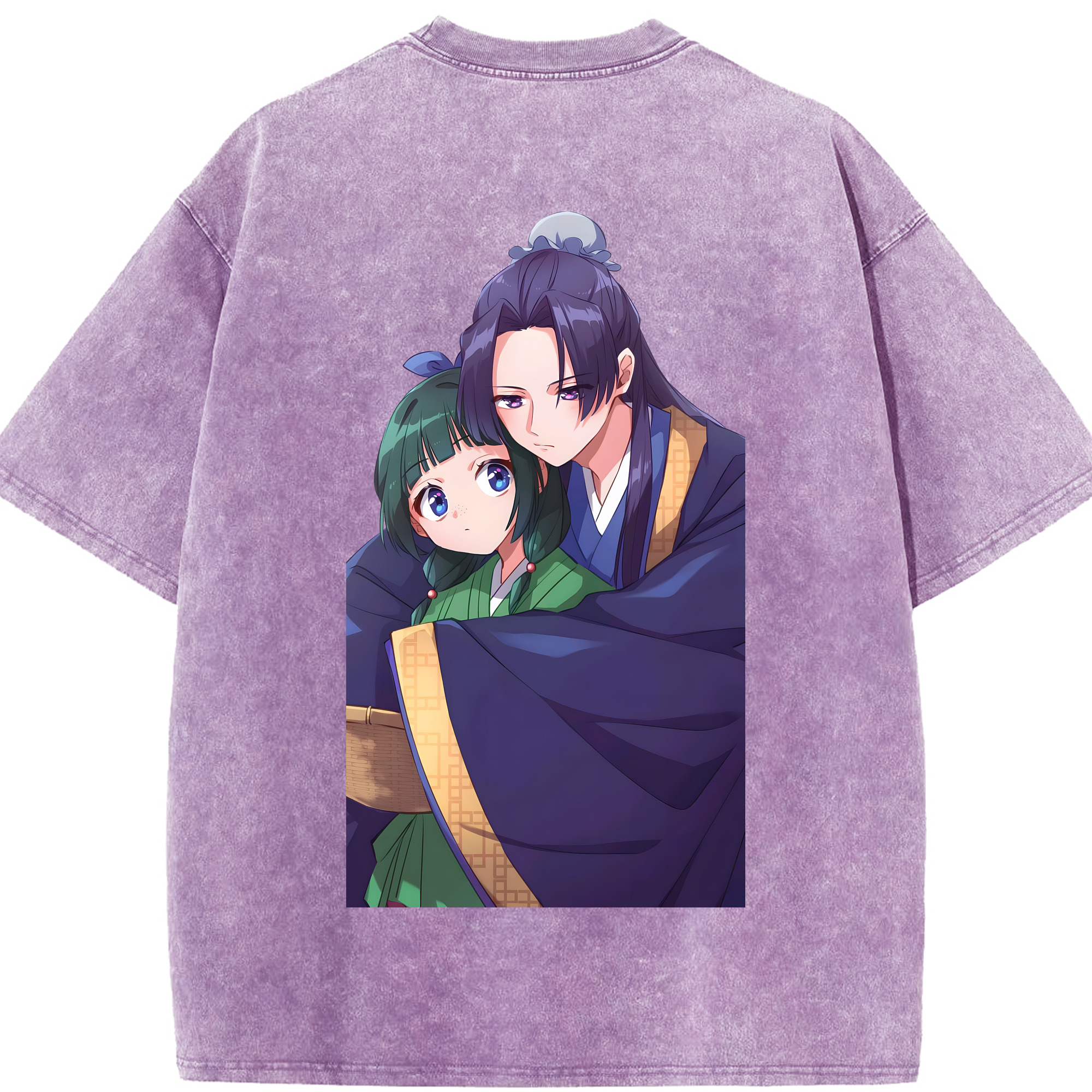（画像用） 薬屋のひとりごと The Apothecary Diaries 綿100% ヴィンテージ風 半袖Tシャツ（背面プリント）
