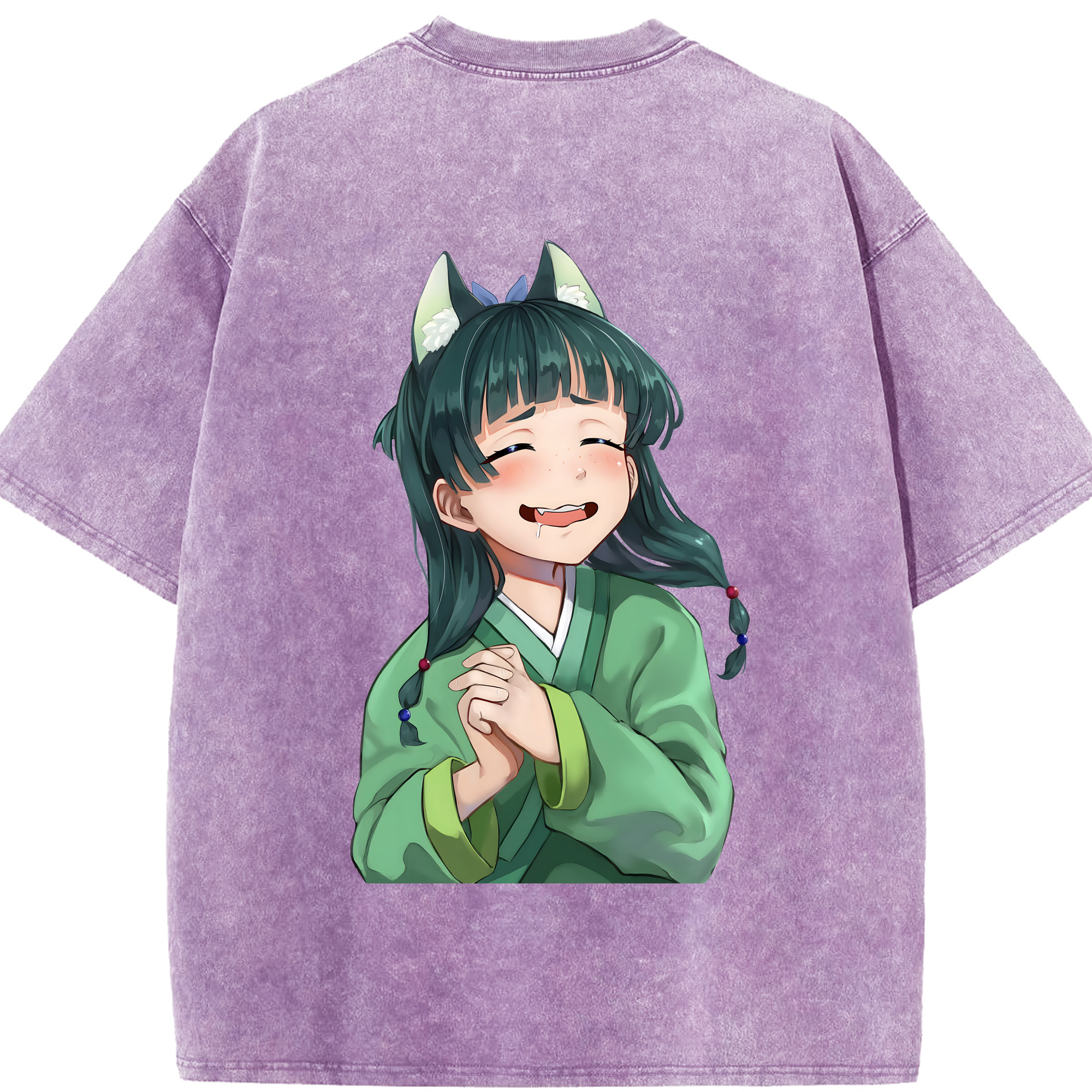 （画像用） 薬屋のひとりごと The Apothecary Diaries 綿100% ヴィンテージ風 半袖Tシャツ（背面プリント）