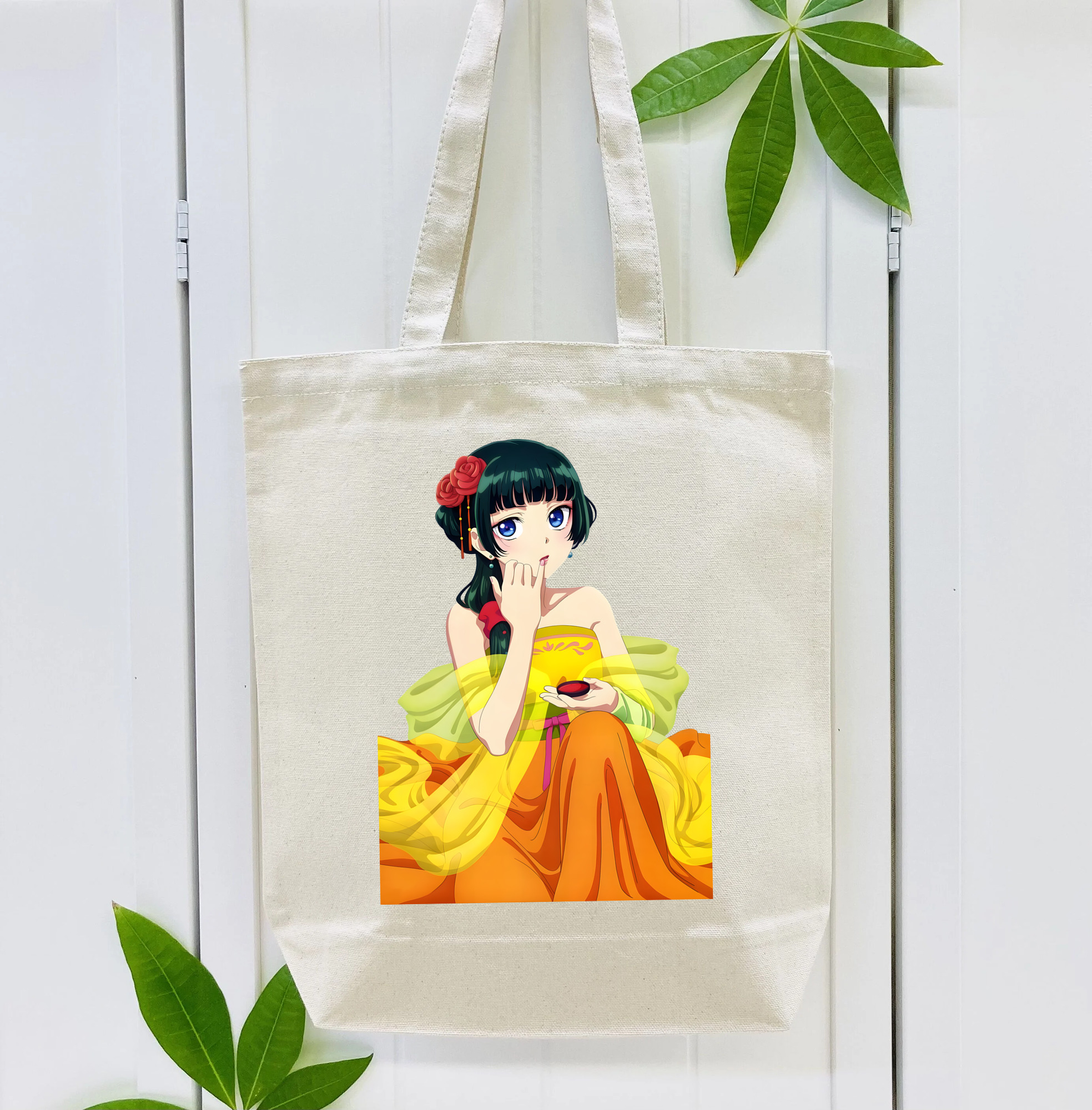 薬屋のひとりごと The Apothecary Diaries 縦型キャンバス生地手提げバッグ　トートバッグ