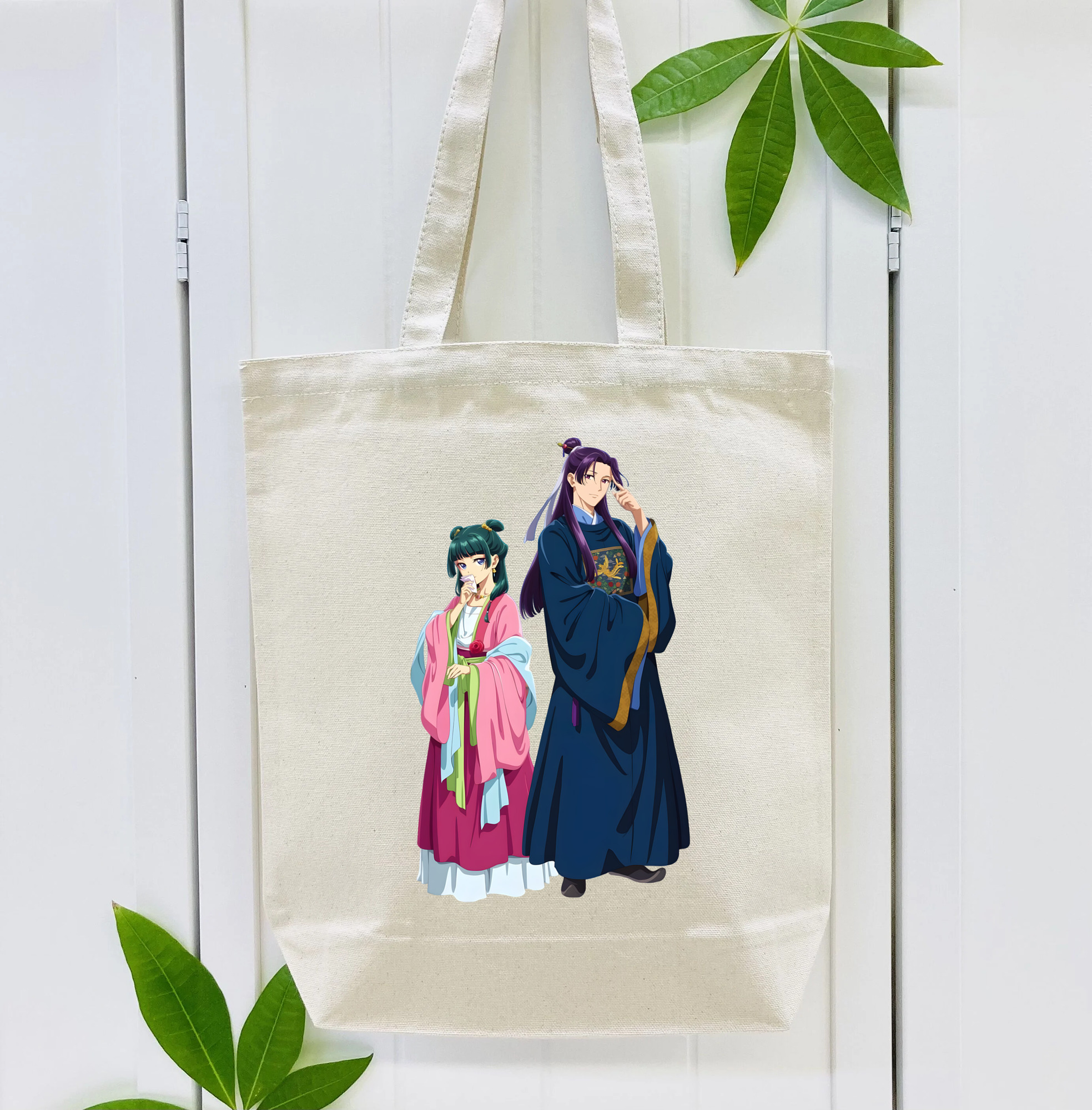 薬屋のひとりごと The Apothecary Diaries 縦型キャンバス生地手提げバッグ　トートバッグ
