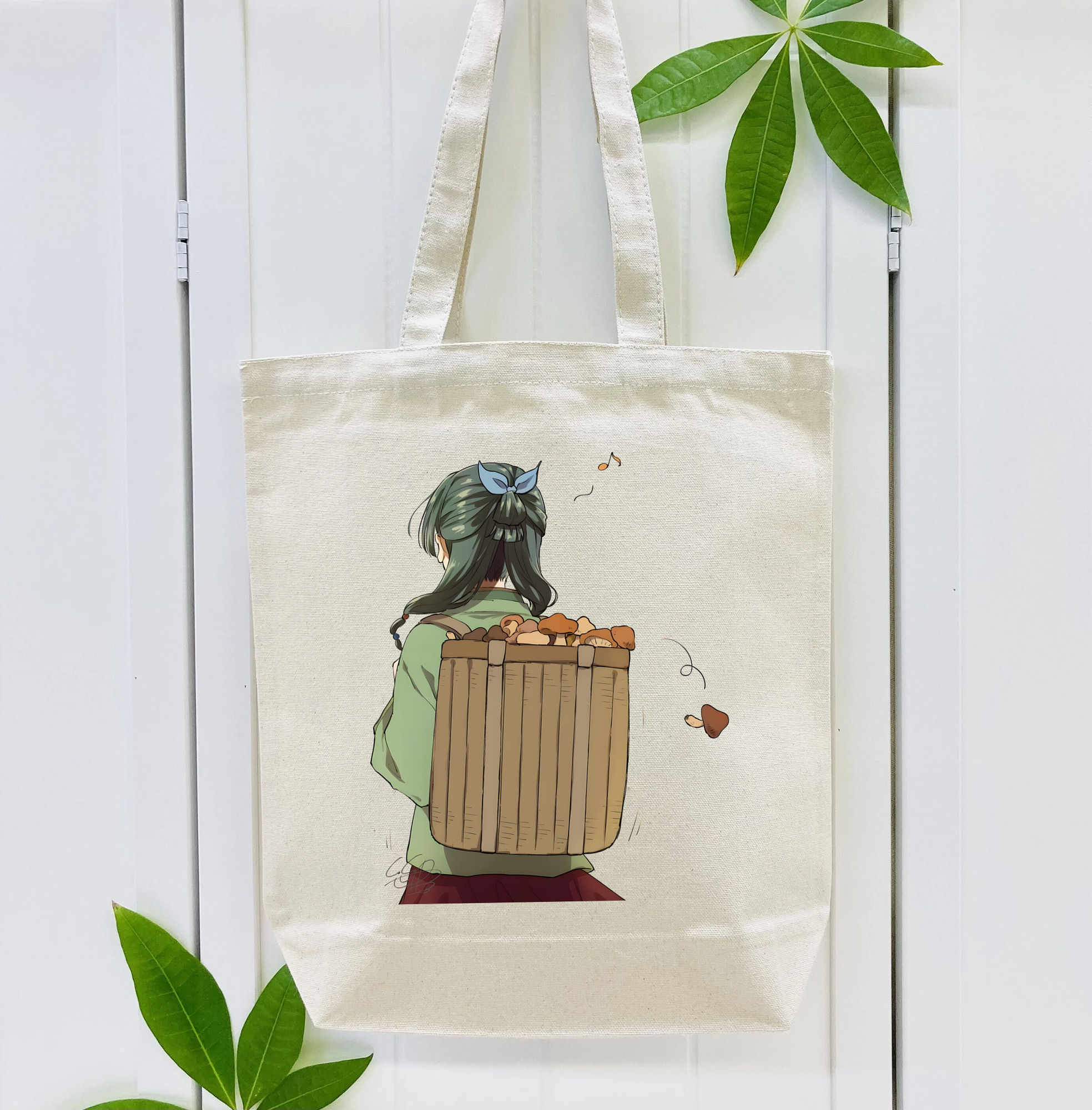 薬屋のひとりごと The Apothecary Diaries 縦型キャンバス生地手提げバッグ　トートバッグ