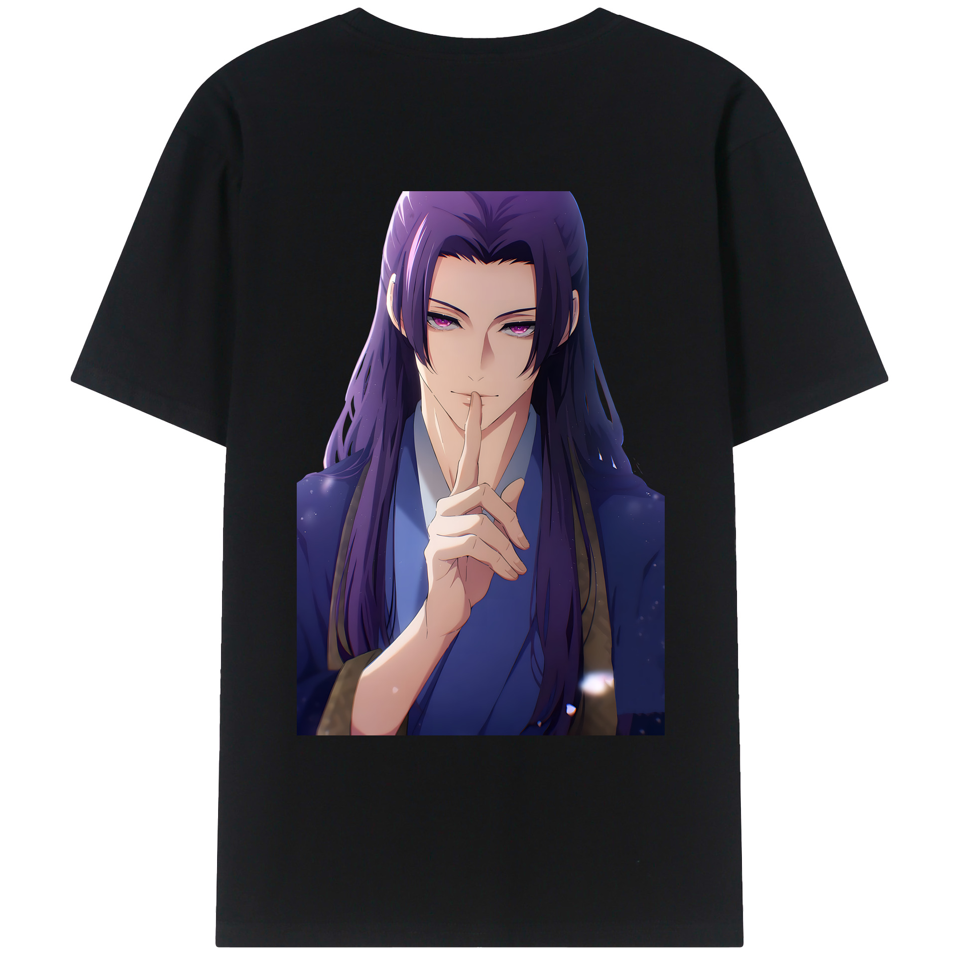 （画像用） 薬屋のひとりごと The Apothecary Diaries 綿100％ メンズ半袖Tシャツ（バックプリント） 通気性