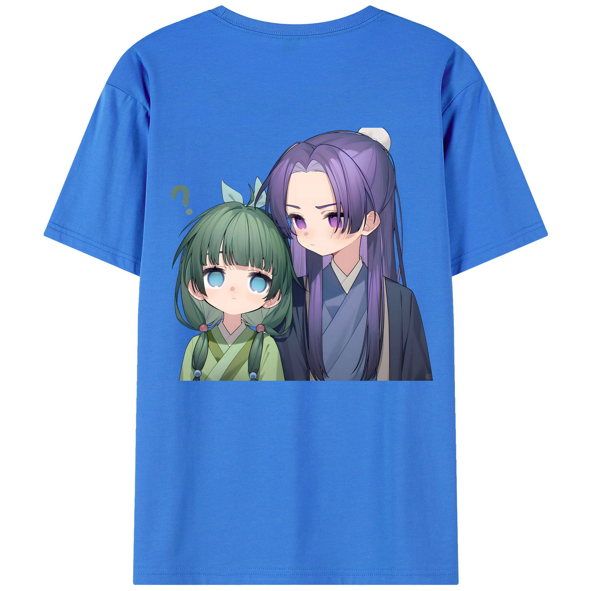 （画像用） 薬屋のひとりごと The Apothecary Diaries 綿100％ メンズ半袖Tシャツ（バックプリント） 通気性