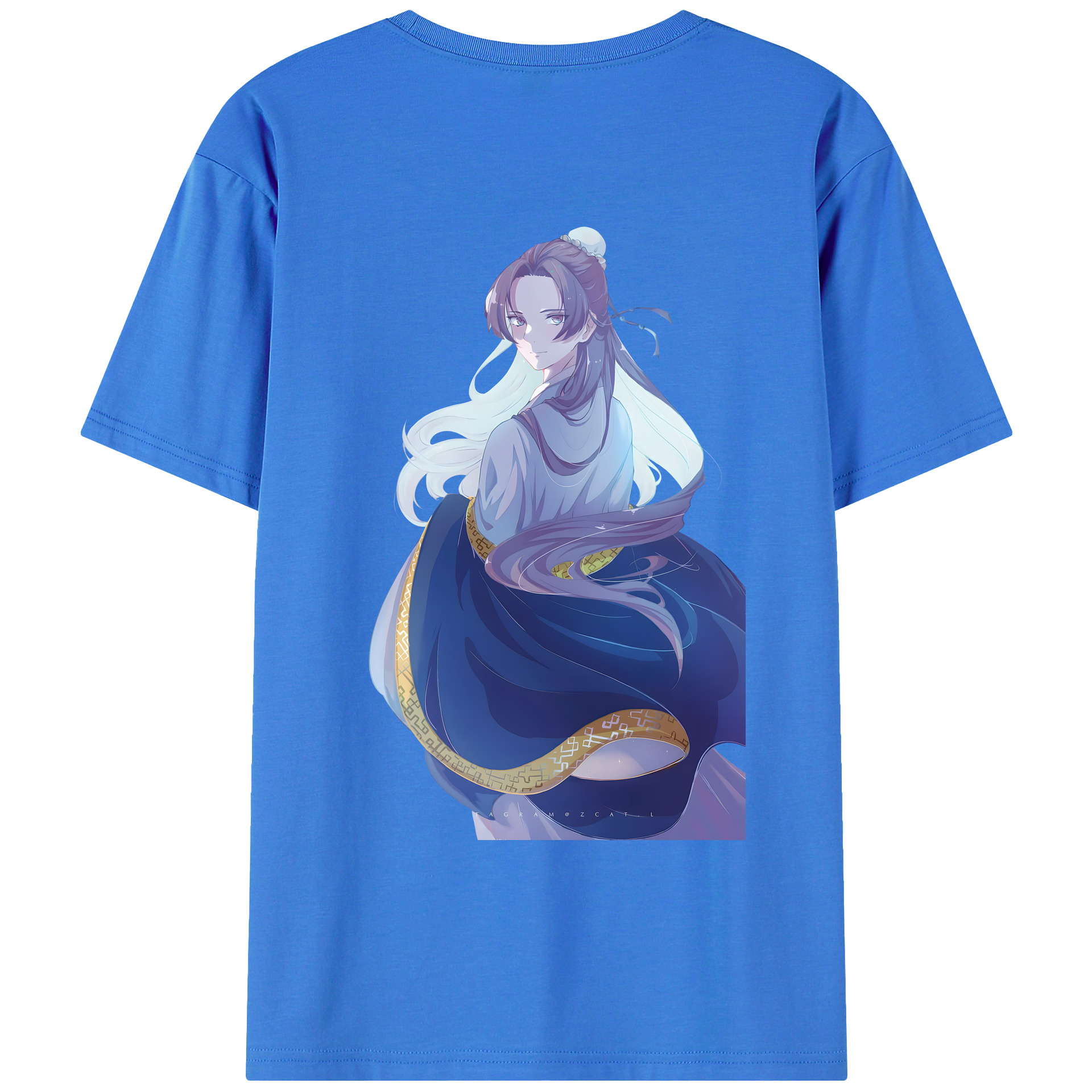 （画像用） 薬屋のひとりごと The Apothecary Diaries 綿100％ メンズ半袖Tシャツ（バックプリント） 通気性