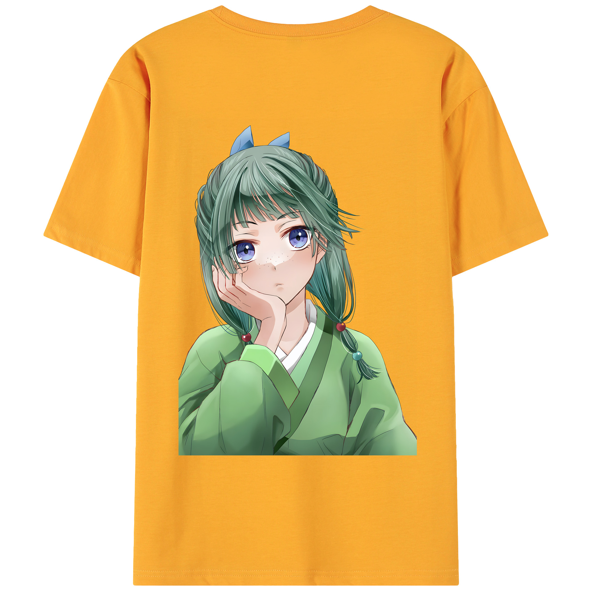 （画像用） 薬屋のひとりごと The Apothecary Diaries 綿100％ メンズ半袖Tシャツ（バックプリント） 通気性