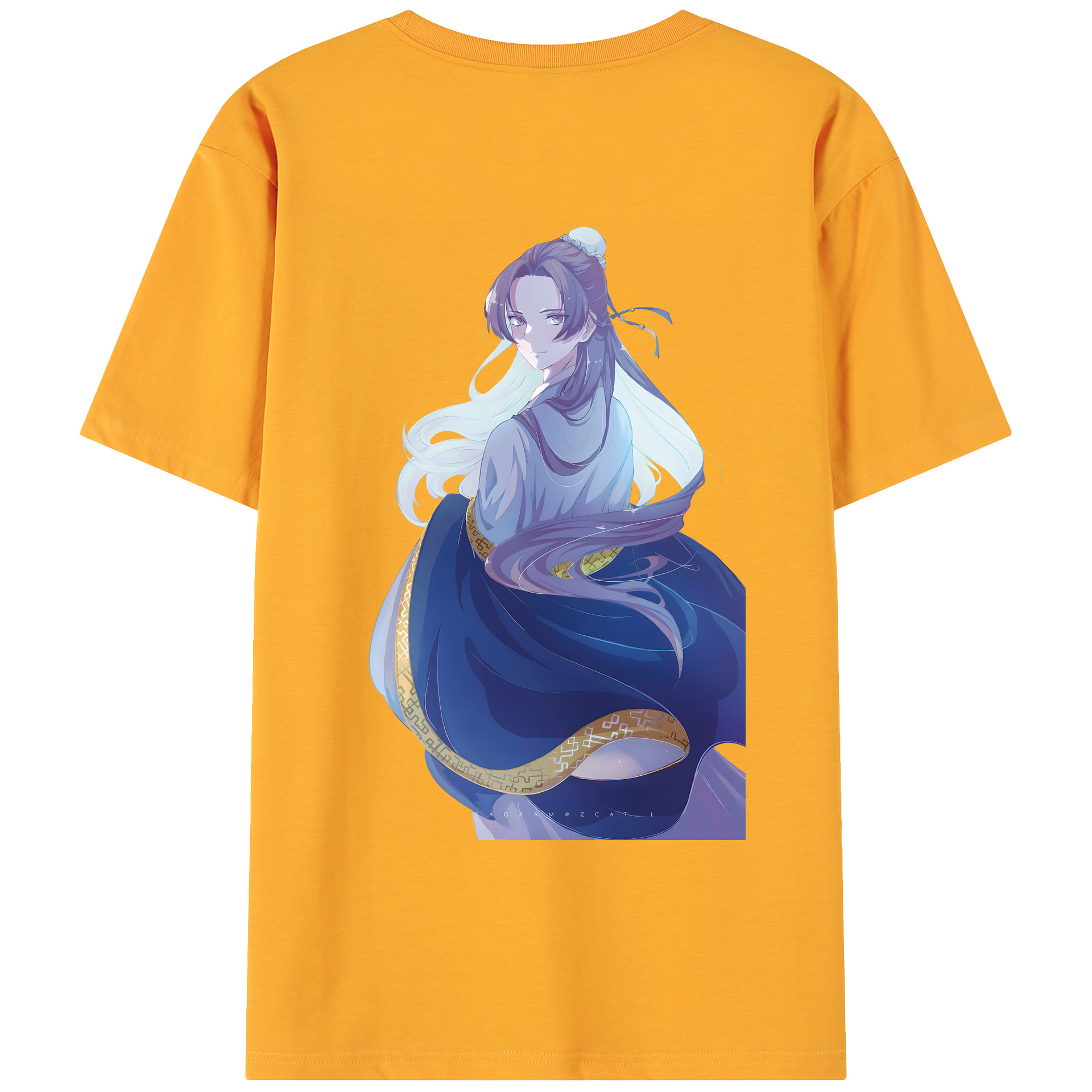 （画像用） 薬屋のひとりごと The Apothecary Diaries 綿100％ メンズ半袖Tシャツ（バックプリント） 通気性