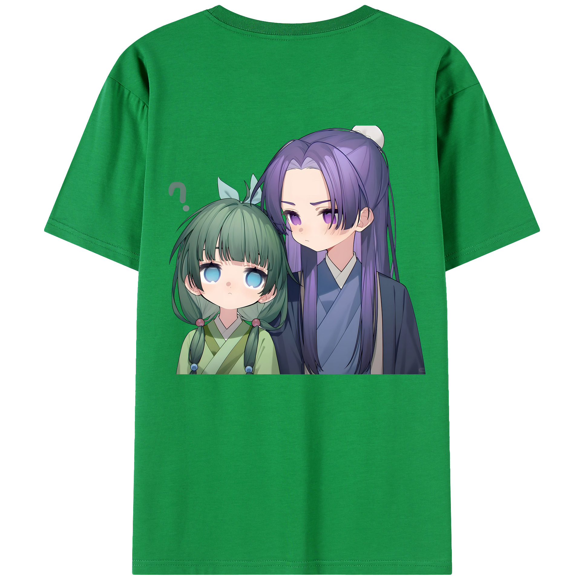 （画像用） 薬屋のひとりごと The Apothecary Diaries 綿100％ メンズ半袖Tシャツ（バックプリント） 通気性