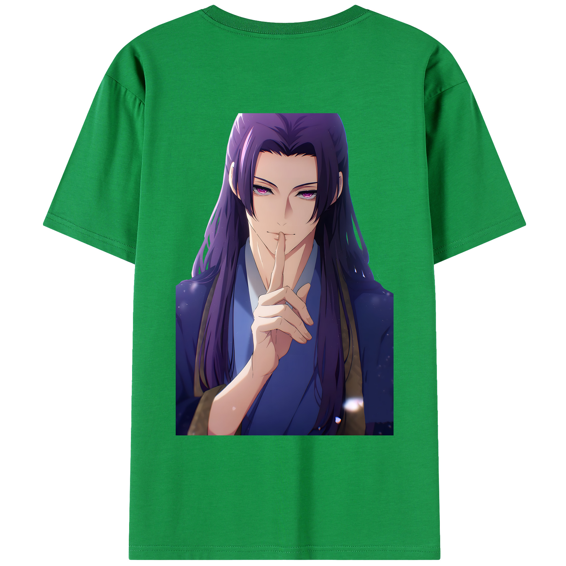 （画像用） 薬屋のひとりごと The Apothecary Diaries 綿100％ メンズ半袖Tシャツ（バックプリント） 通気性