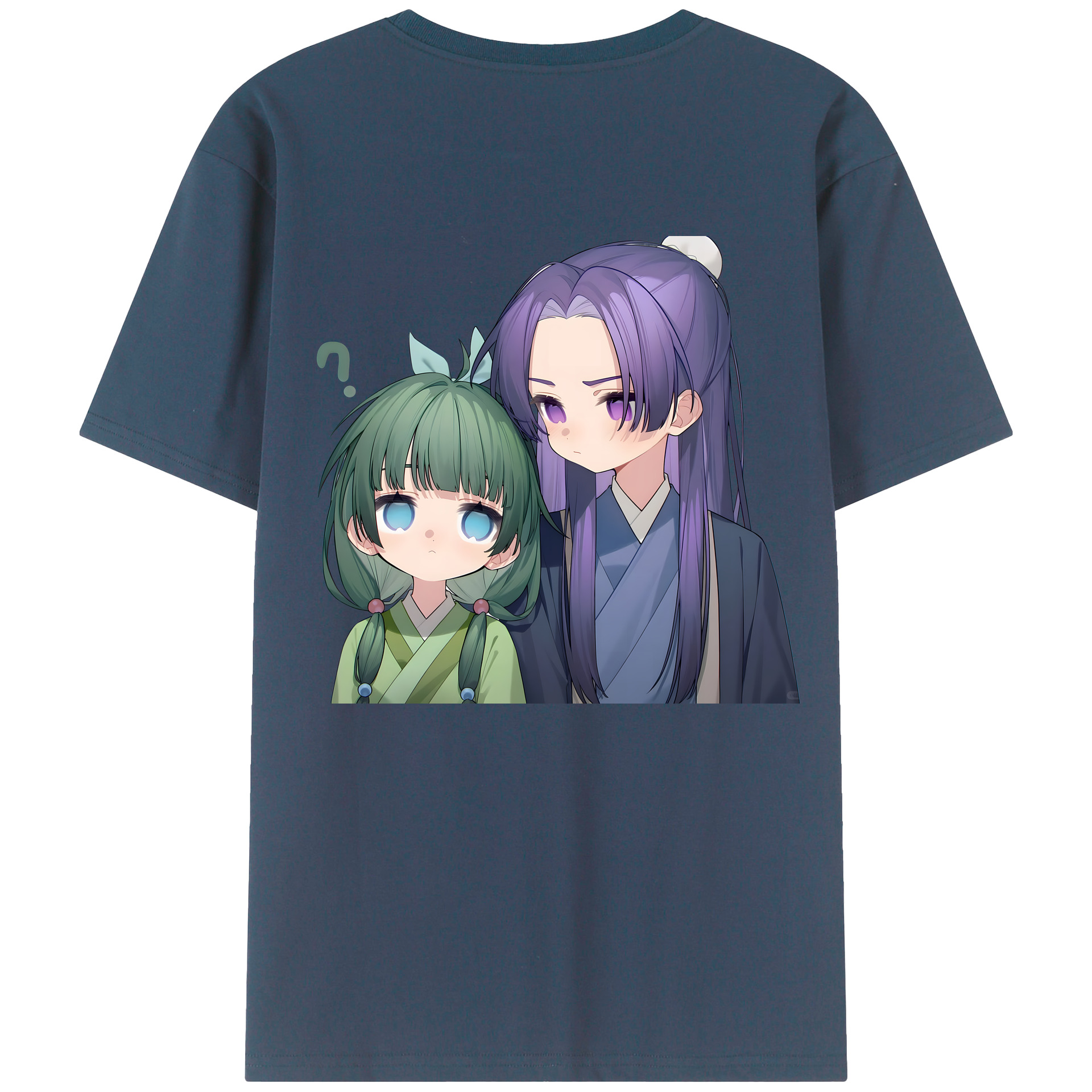 （画像用） 薬屋のひとりごと The Apothecary Diaries 綿100％ メンズ半袖Tシャツ（バックプリント） 通気性