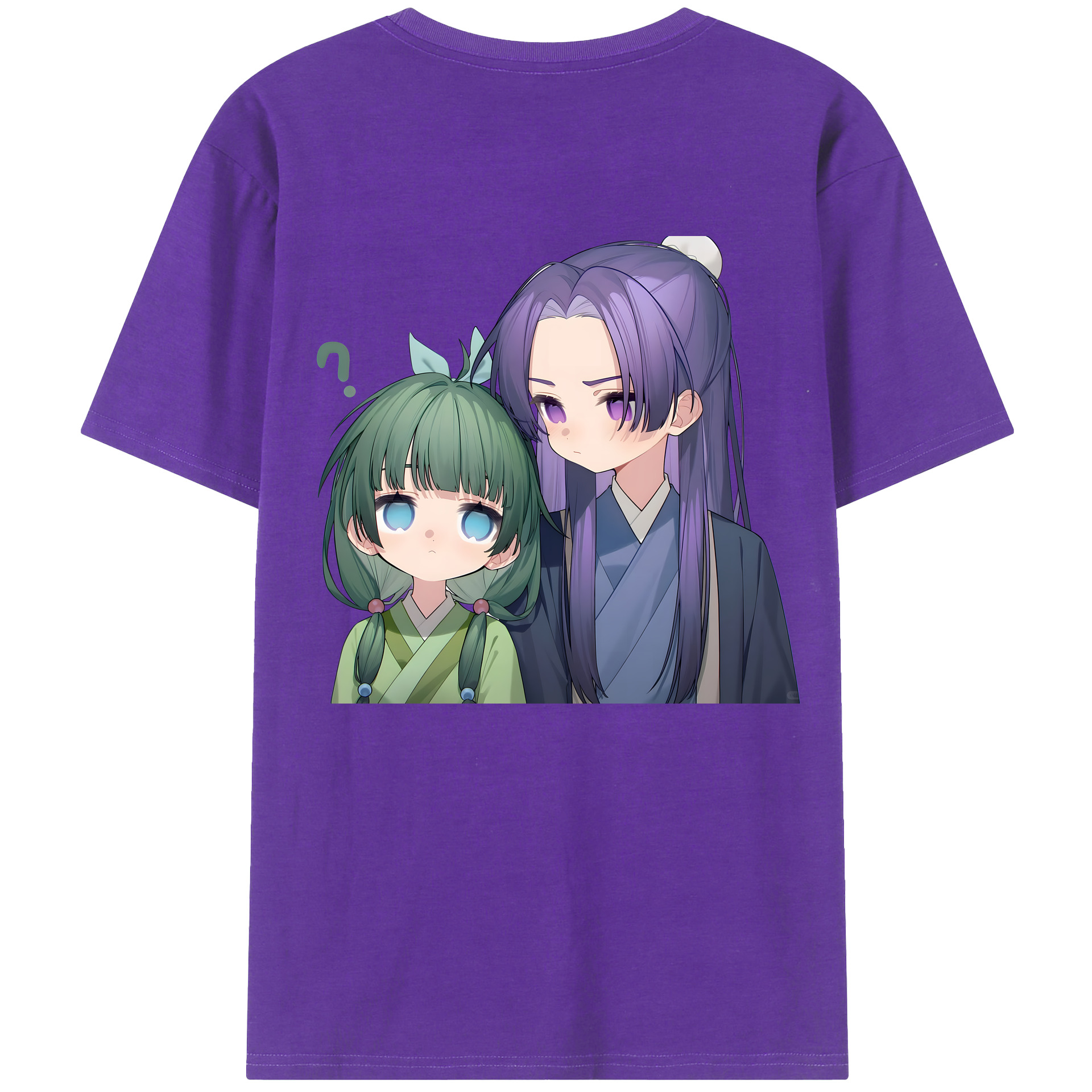 （画像用） 薬屋のひとりごと The Apothecary Diaries 綿100％ メンズ半袖Tシャツ（バックプリント） 通気性