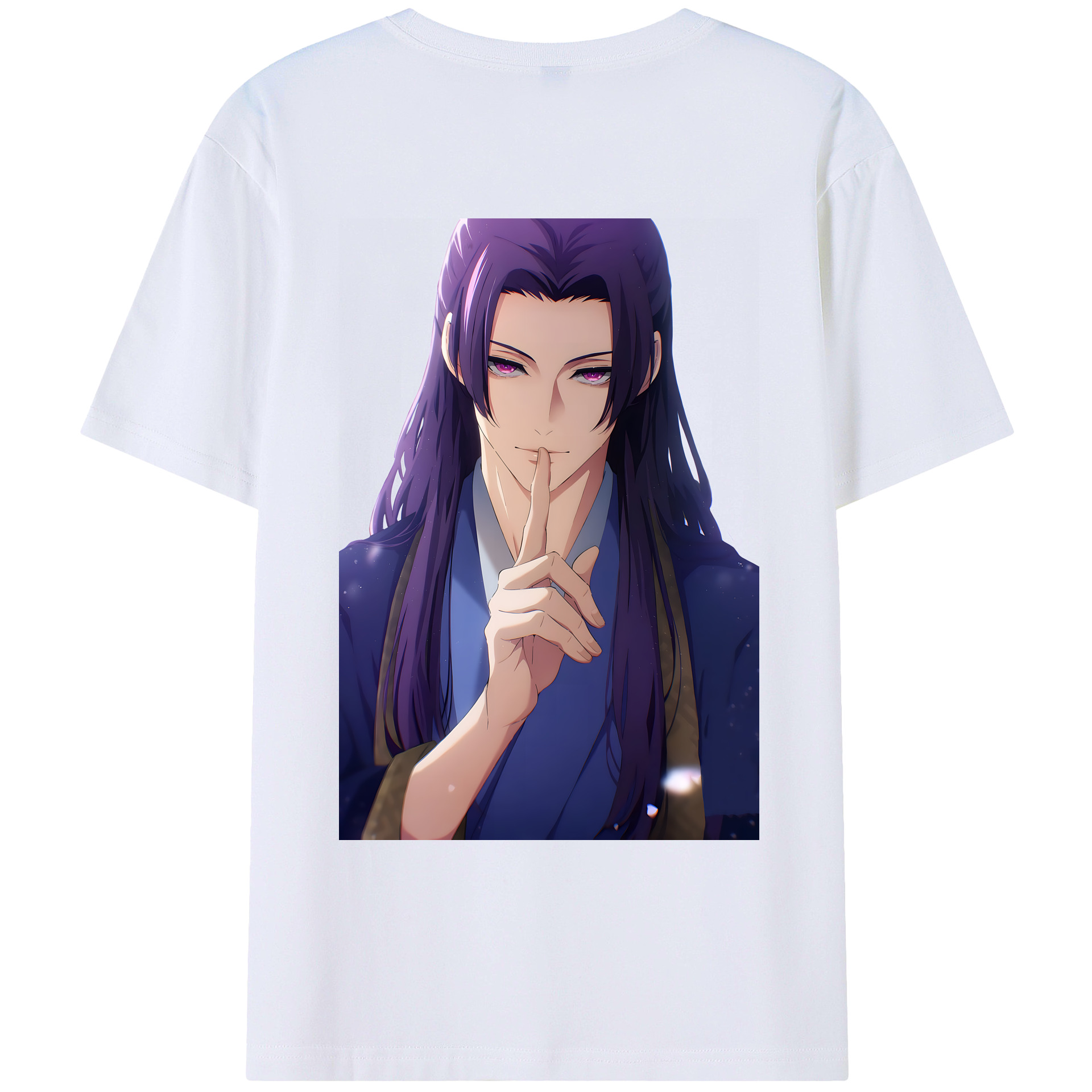 （画像用） 薬屋のひとりごと The Apothecary Diaries 綿100％ メンズ半袖Tシャツ（バックプリント） 通気性