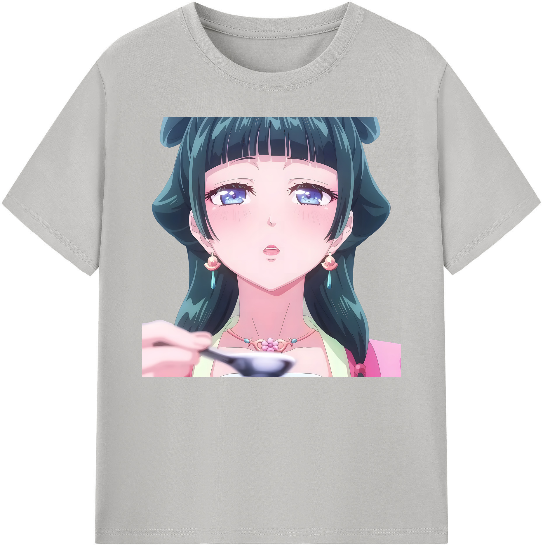 （画像用） 薬屋のひとりごと The Apothecary Diaries 綿100％ メンズ半袖Tシャツ｜肌触りやわらか＆通気性