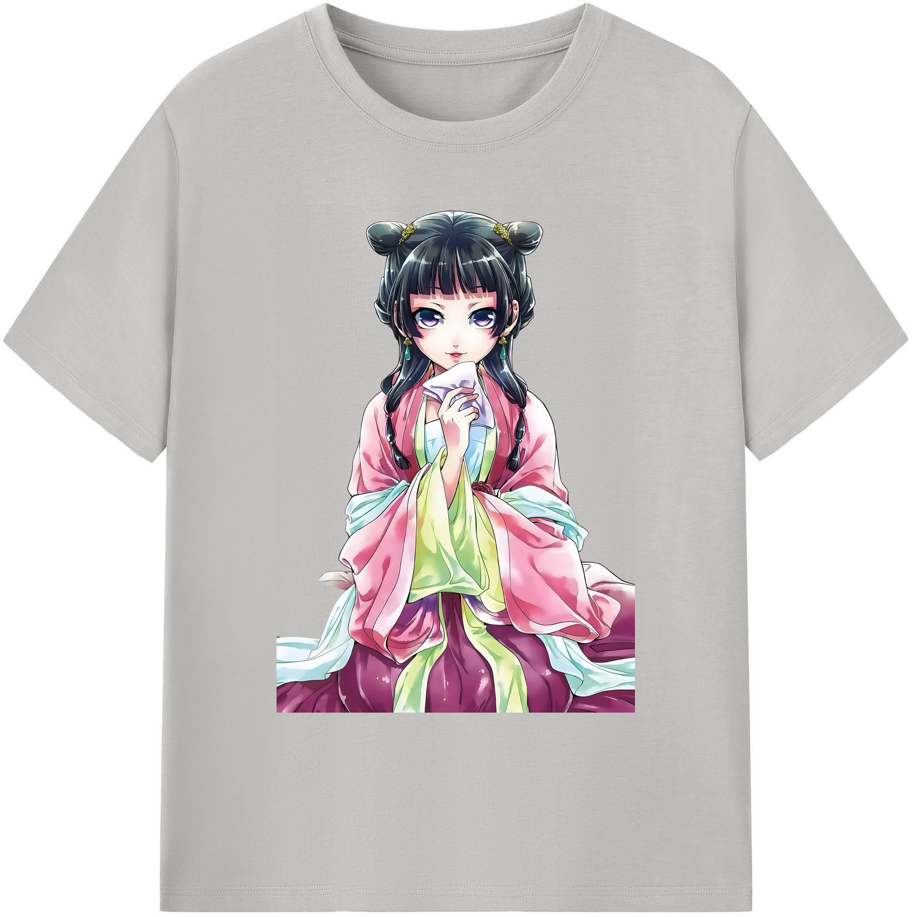 （画像用） 薬屋のひとりごと The Apothecary Diaries 綿100％ メンズ半袖Tシャツ｜肌触りやわらか＆通気性