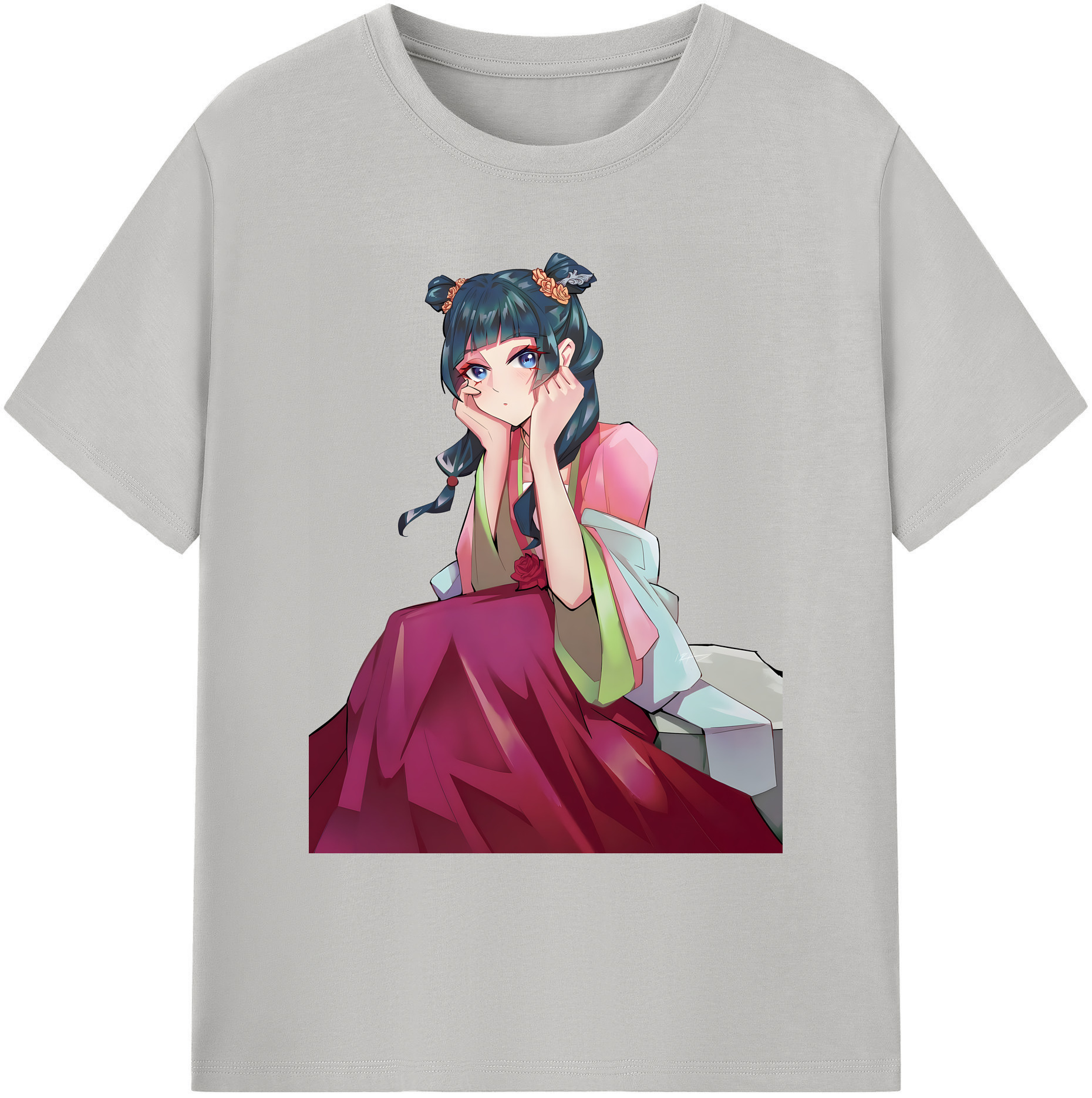 （画像用） 薬屋のひとりごと The Apothecary Diaries 綿100％ メンズ半袖Tシャツ｜肌触りやわらか＆通気性