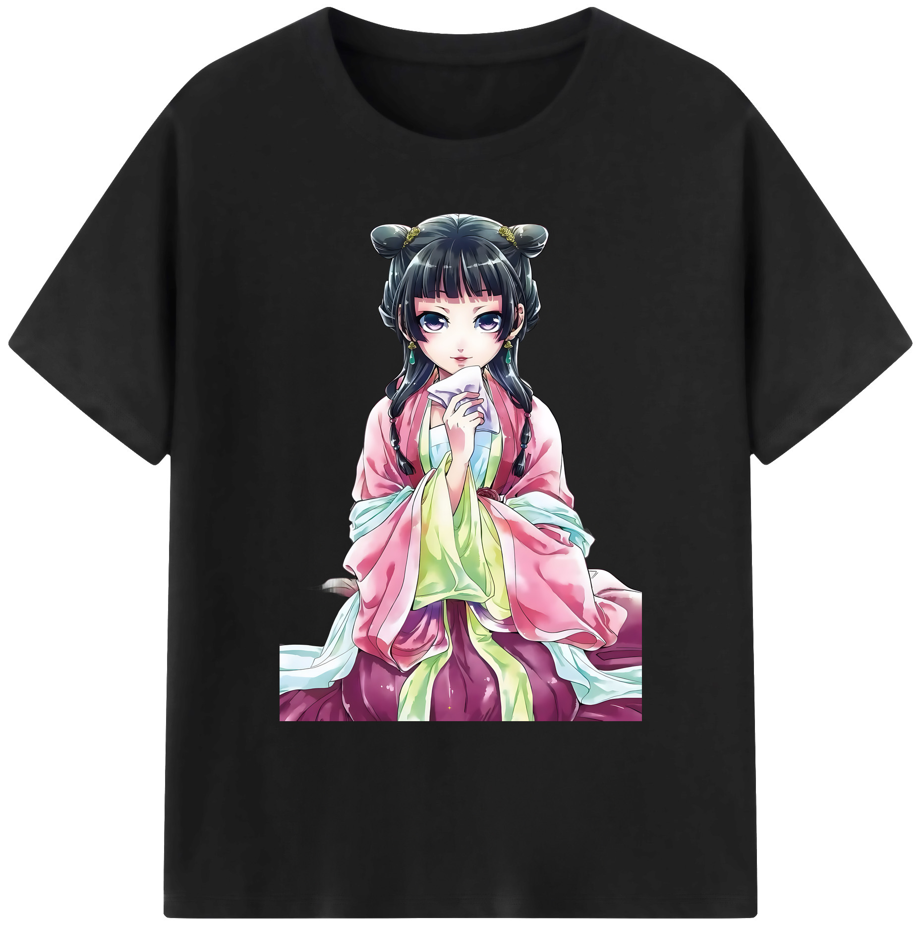 （画像用） 薬屋のひとりごと The Apothecary Diaries 綿100％ メンズ半袖Tシャツ｜肌触りやわらか＆通気性