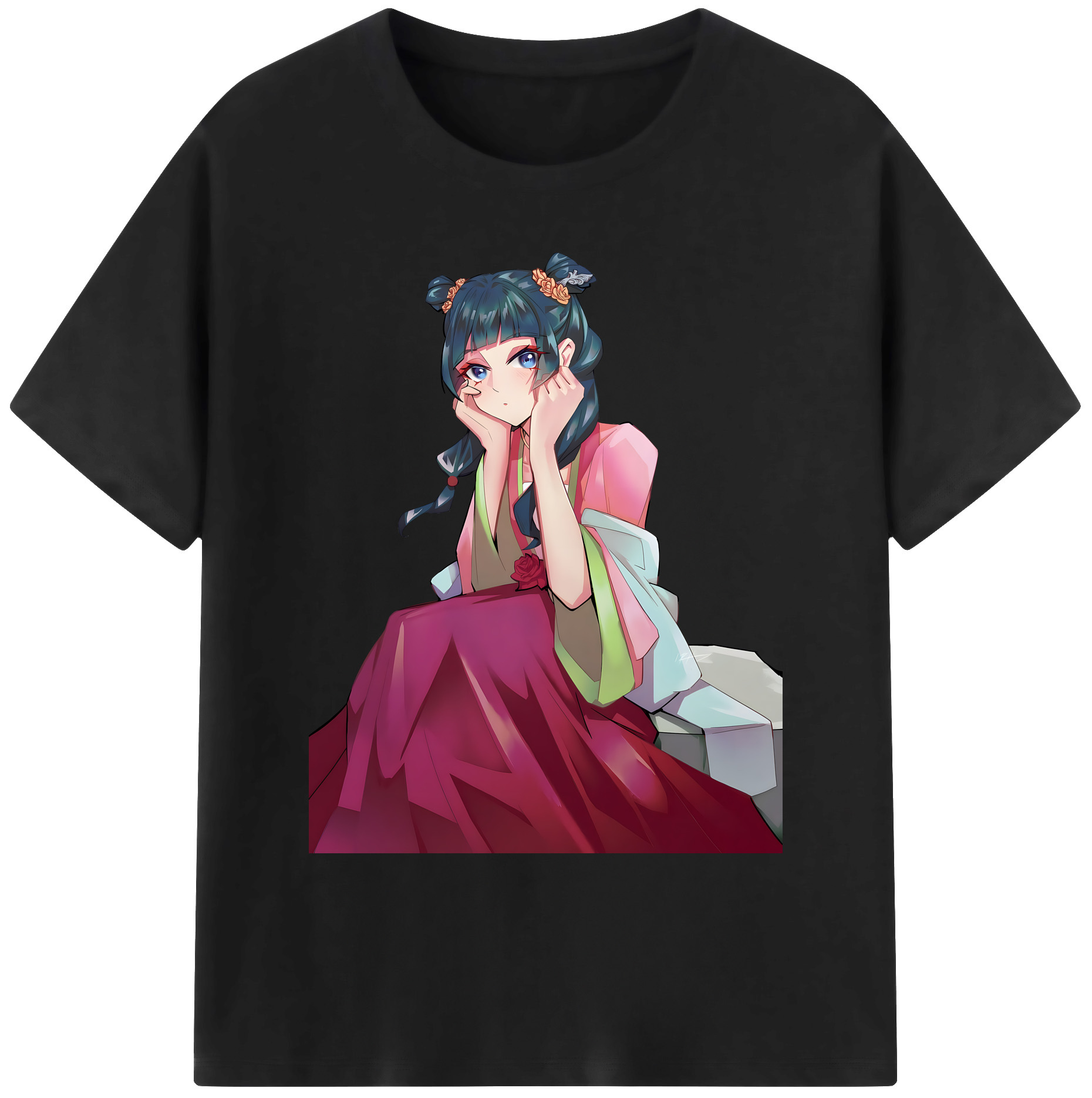 （画像用） 薬屋のひとりごと The Apothecary Diaries 綿100％ メンズ半袖Tシャツ｜肌触りやわらか＆通気性