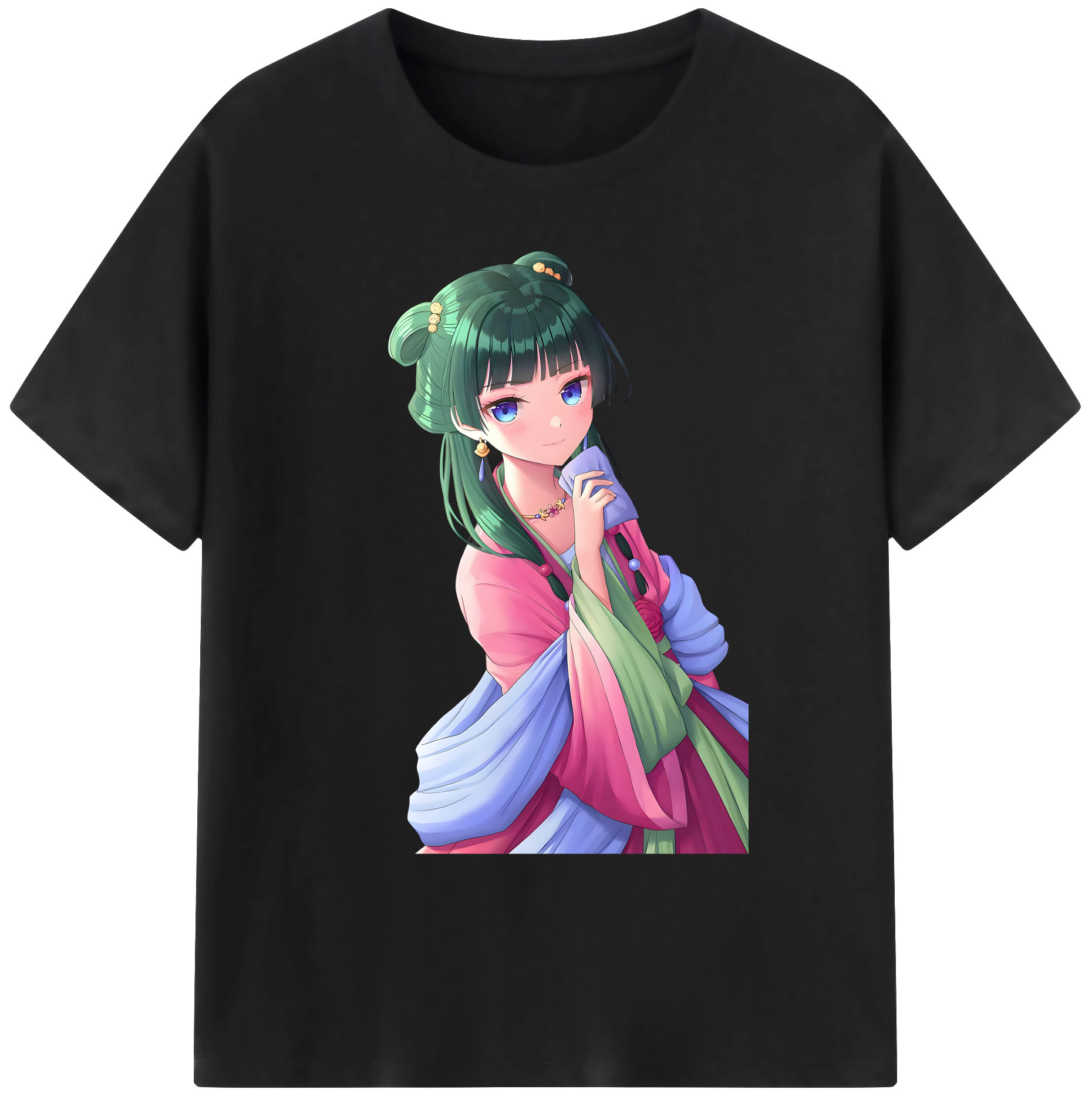 （画像用） 薬屋のひとりごと The Apothecary Diaries 綿100％ メンズ半袖Tシャツ｜肌触りやわらか＆通気性