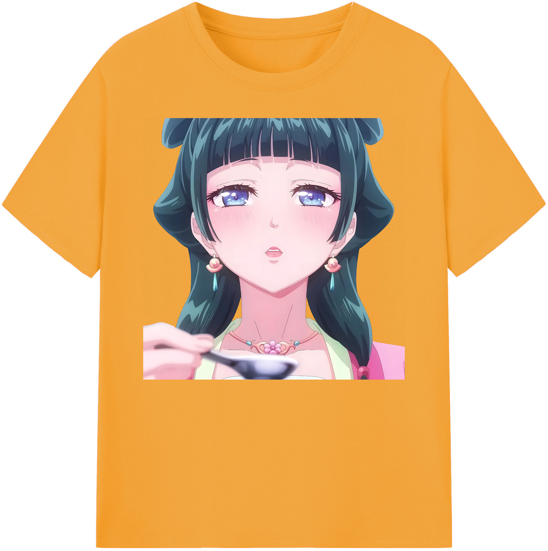 （画像用） 薬屋のひとりごと The Apothecary Diaries 綿100％ メンズ半袖Tシャツ｜肌触りやわらか＆通気性