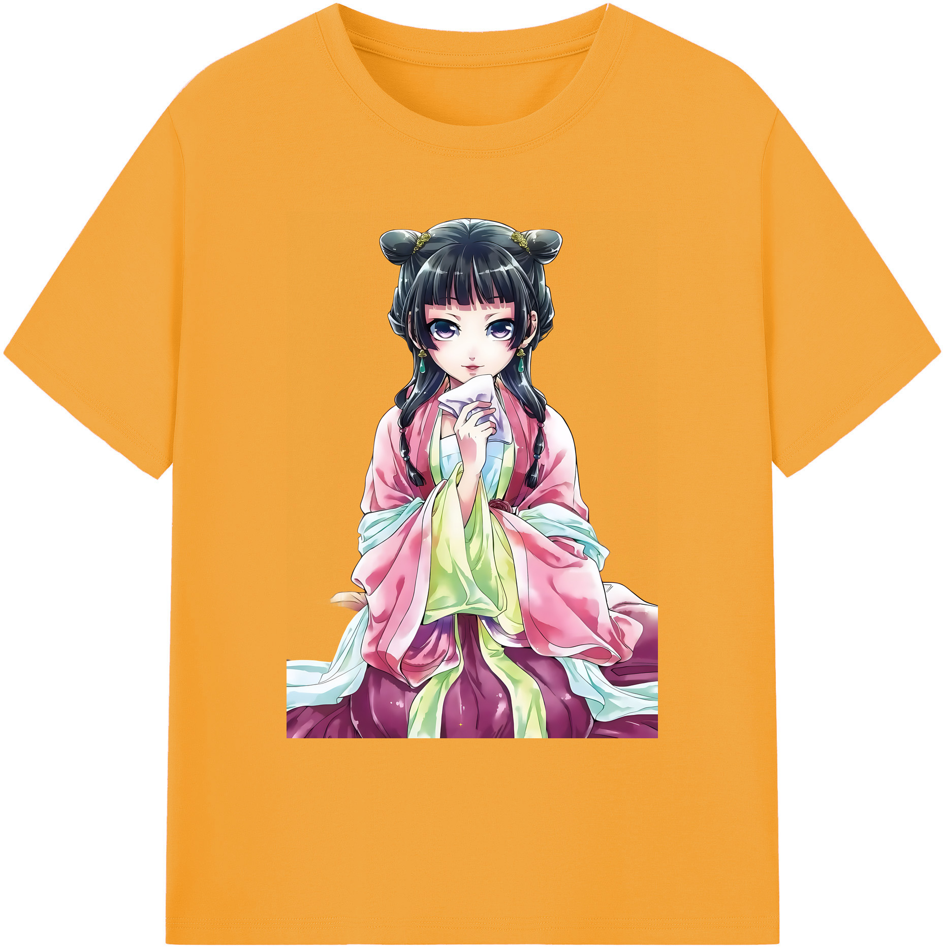（画像用） 薬屋のひとりごと The Apothecary Diaries 綿100％ メンズ半袖Tシャツ｜肌触りやわらか＆通気性