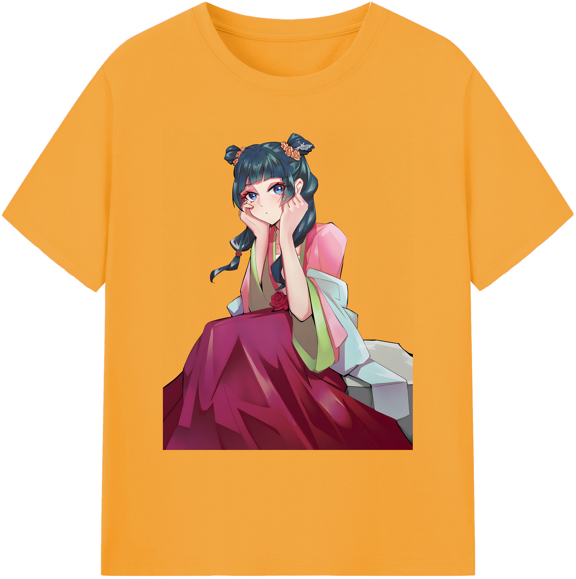（画像用） 薬屋のひとりごと The Apothecary Diaries 綿100％ メンズ半袖Tシャツ｜肌触りやわらか＆通気性