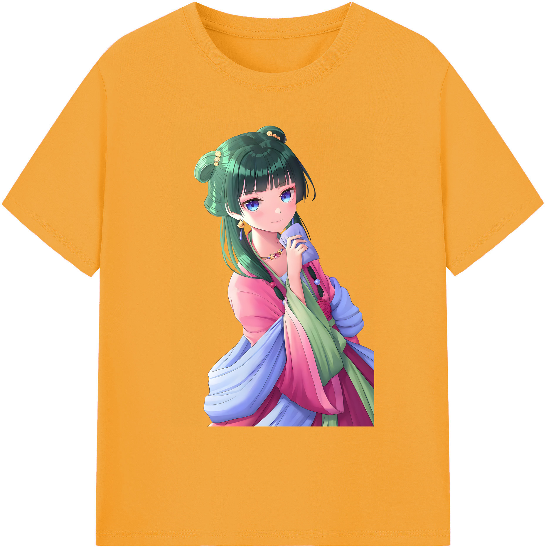 （画像用） 薬屋のひとりごと The Apothecary Diaries 綿100％ メンズ半袖Tシャツ｜肌触りやわらか＆通気性