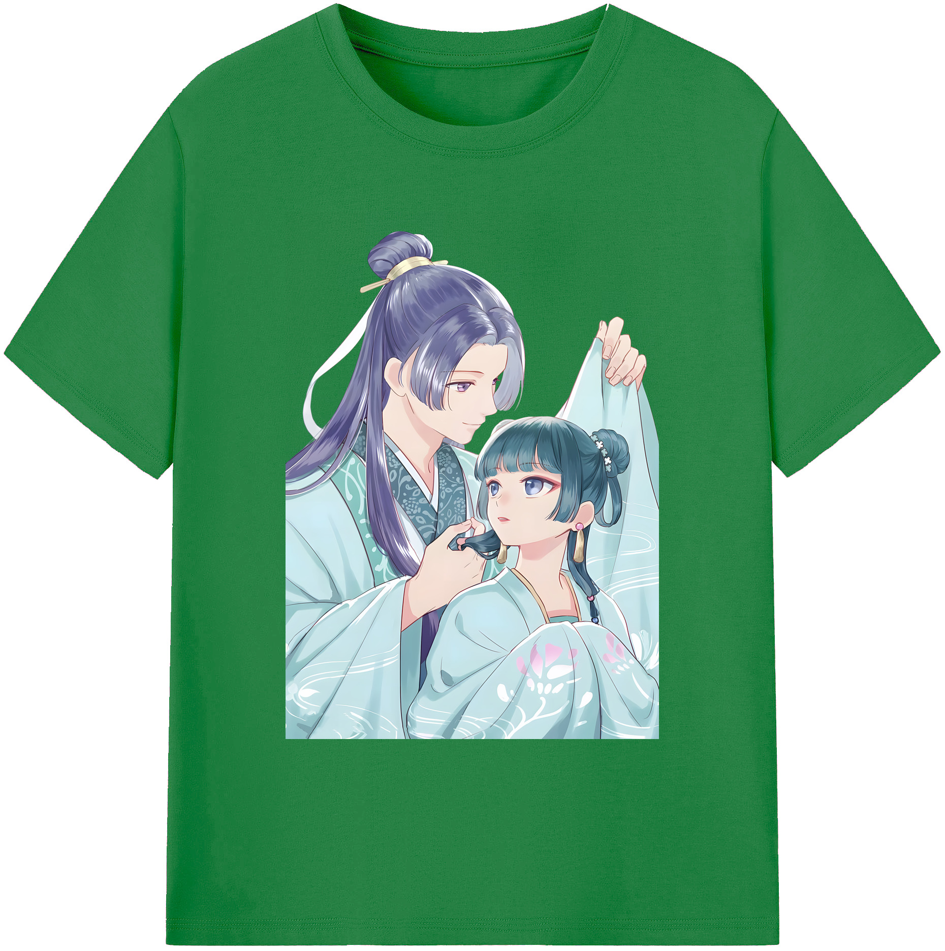 （画像用） 薬屋のひとりごと The Apothecary Diaries 綿100％ メンズ半袖Tシャツ｜肌触りやわらか＆通気性