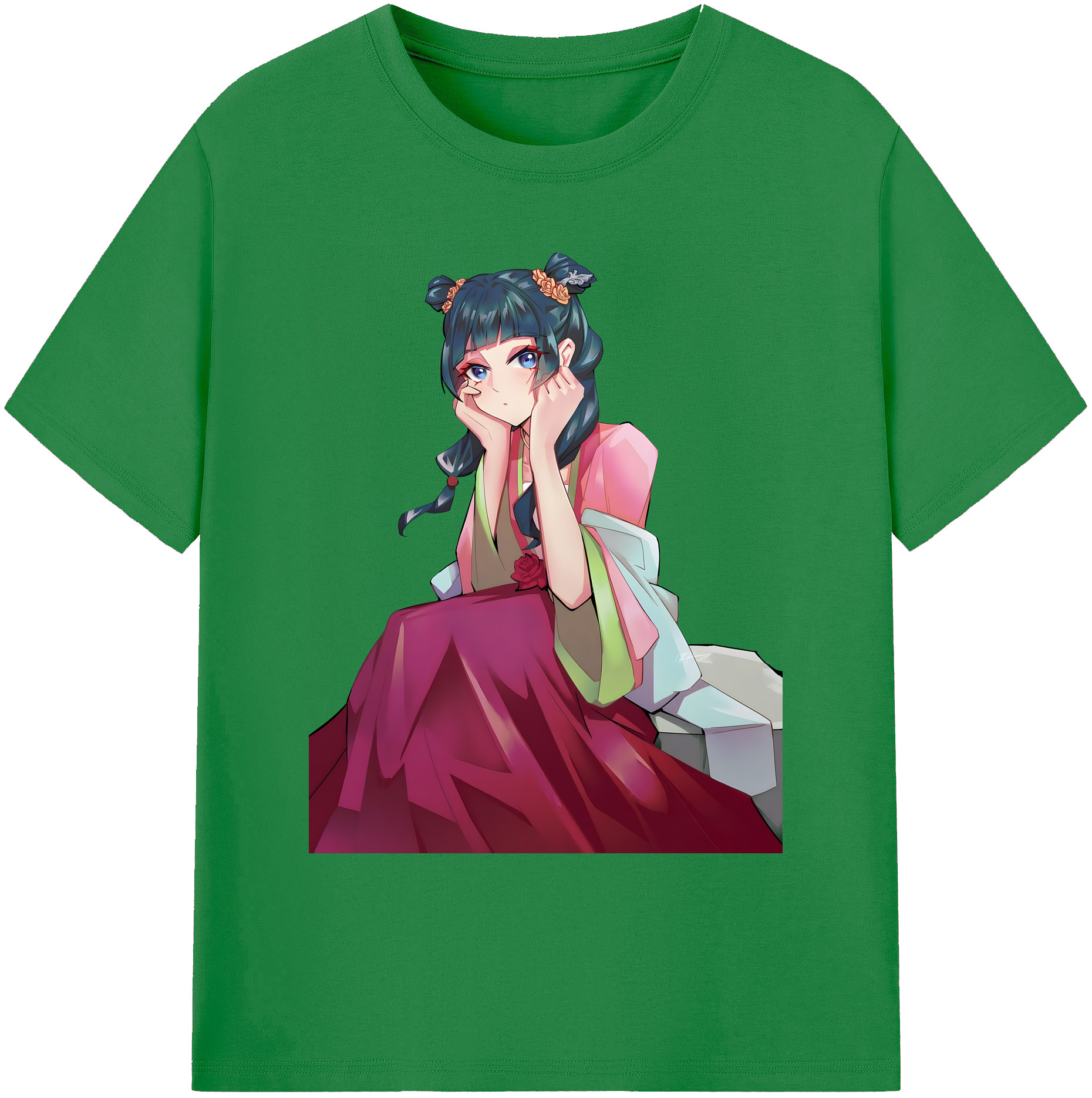 （画像用） 薬屋のひとりごと The Apothecary Diaries 綿100％ メンズ半袖Tシャツ｜肌触りやわらか＆通気性