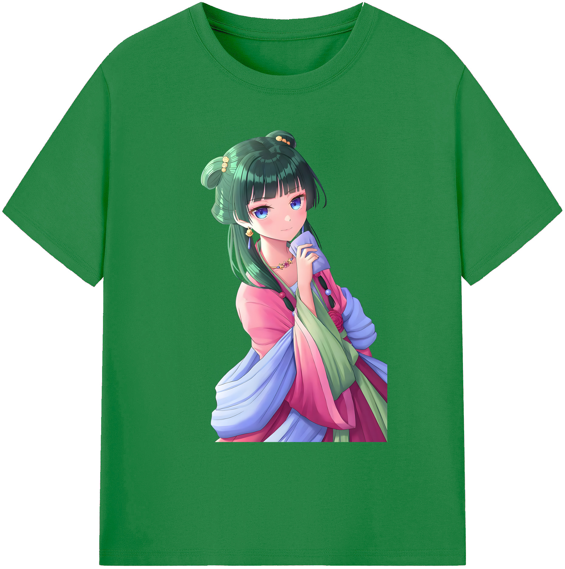 （画像用） 薬屋のひとりごと The Apothecary Diaries 綿100％ メンズ半袖Tシャツ｜肌触りやわらか＆通気性