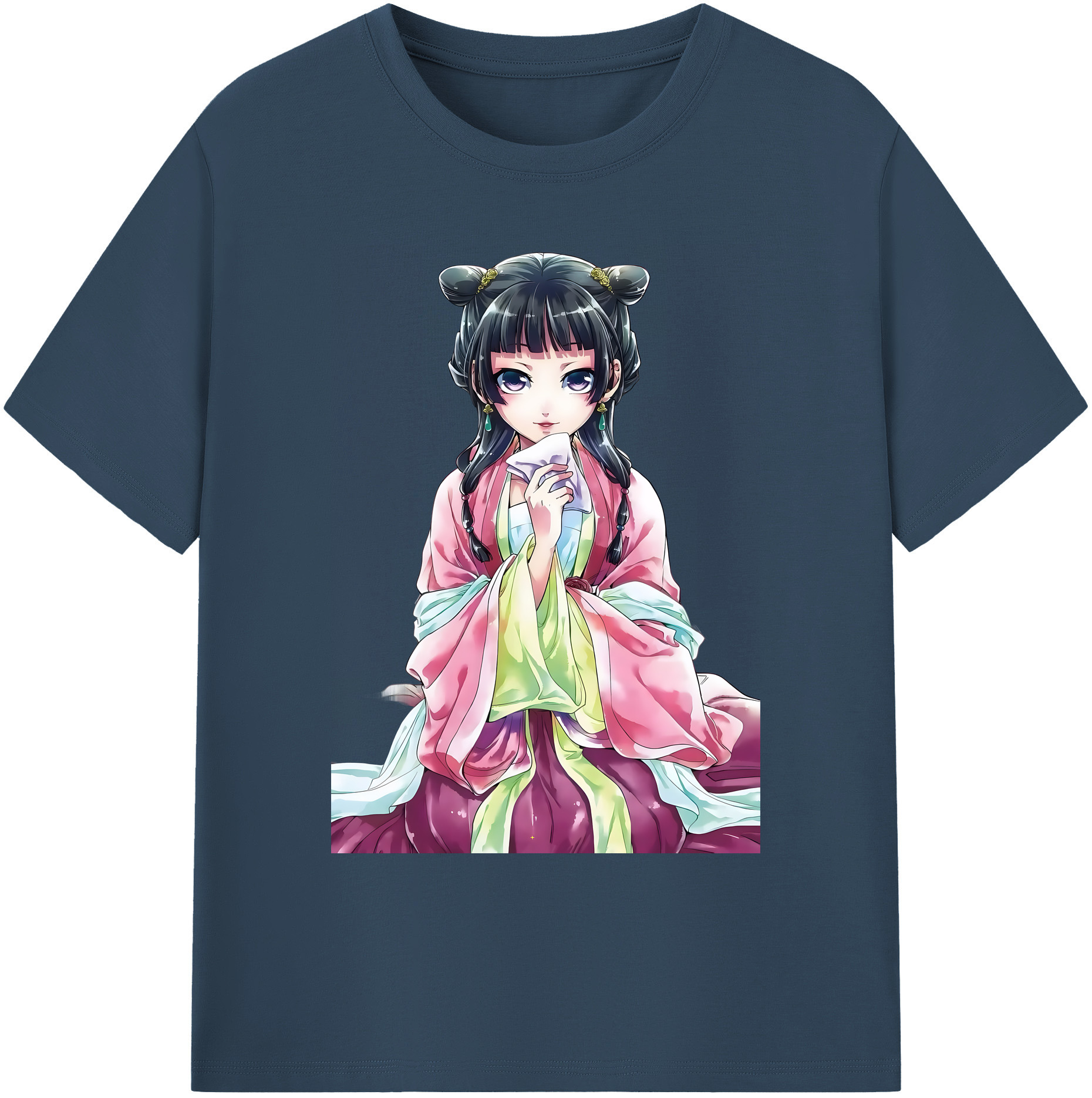 （画像用） 薬屋のひとりごと The Apothecary Diaries 綿100％ メンズ半袖Tシャツ｜肌触りやわらか＆通気性