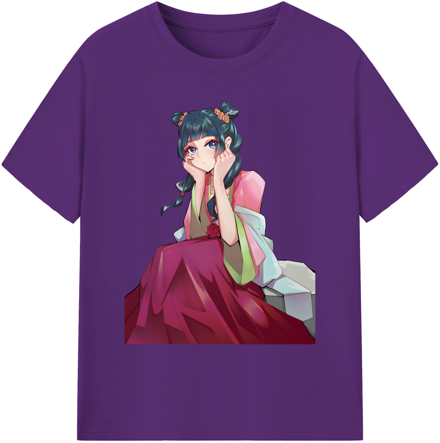 （画像用） 薬屋のひとりごと The Apothecary Diaries 綿100％ メンズ半袖Tシャツ｜肌触りやわらか＆通気性