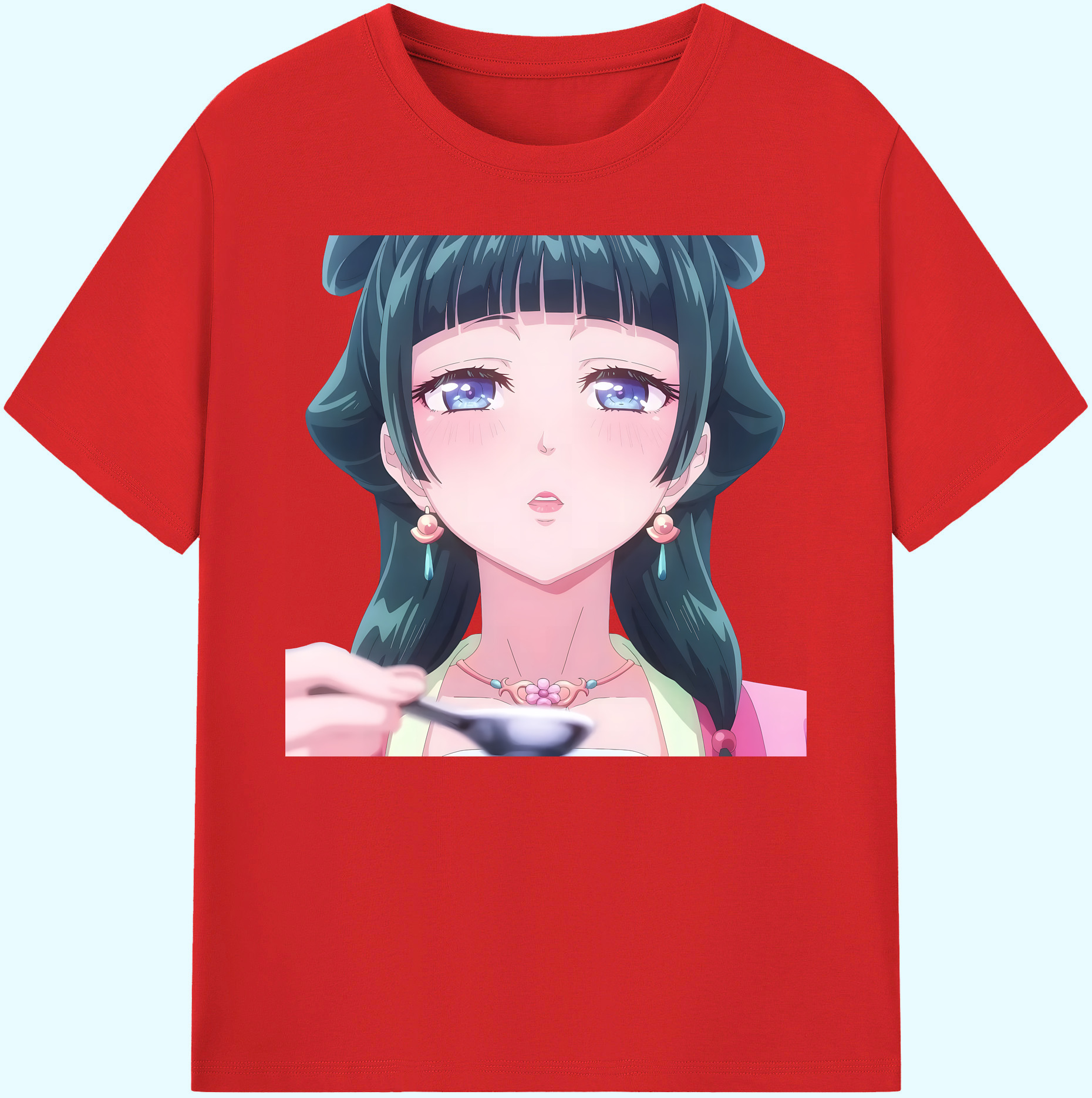 （画像用） 薬屋のひとりごと The Apothecary Diaries 綿100％ メンズ半袖Tシャツ｜肌触りやわらか＆通気性