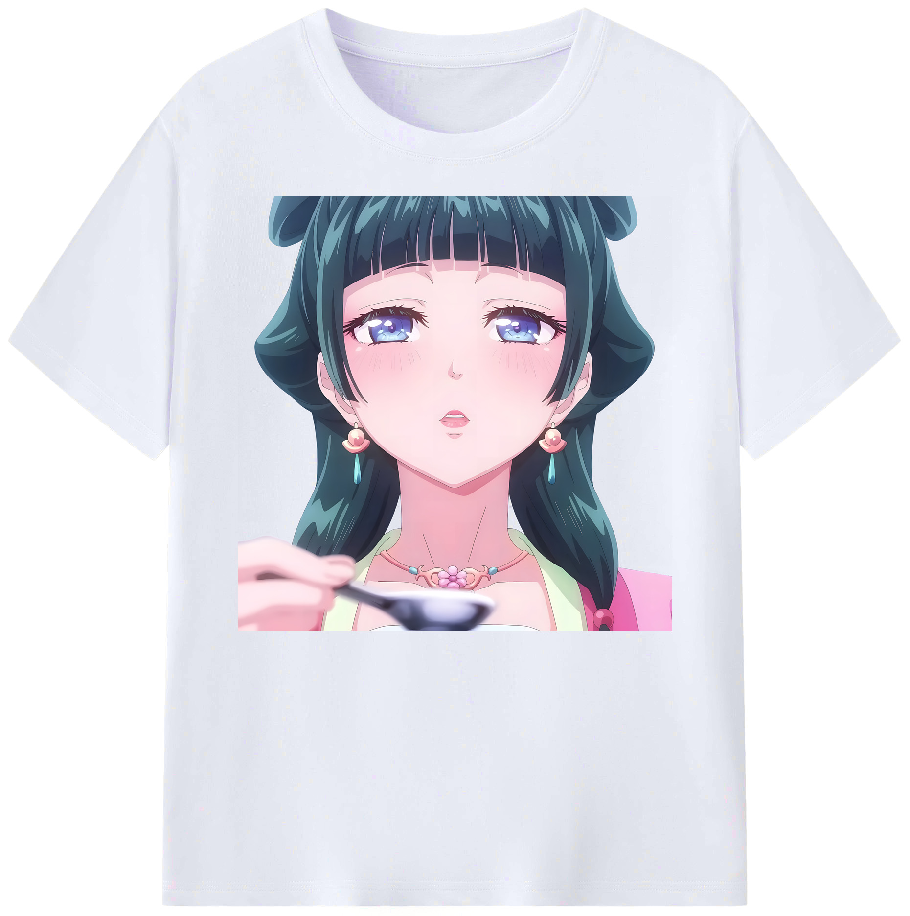 （画像用） 薬屋のひとりごと The Apothecary Diaries 綿100％ メンズ半袖Tシャツ｜肌触りやわらか＆通気性