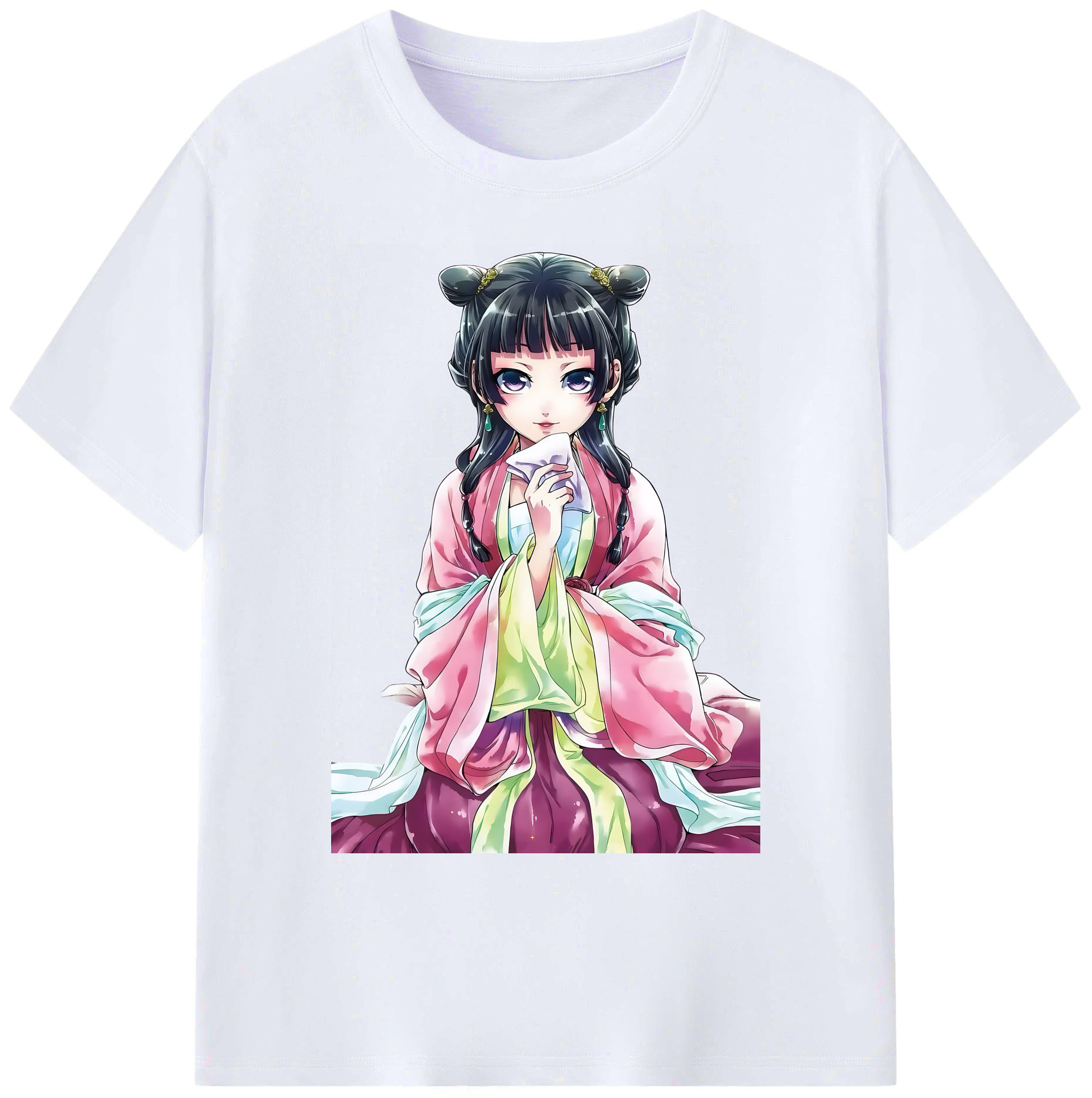 （画像用） 薬屋のひとりごと The Apothecary Diaries 綿100％ メンズ半袖Tシャツ｜肌触りやわらか＆通気性