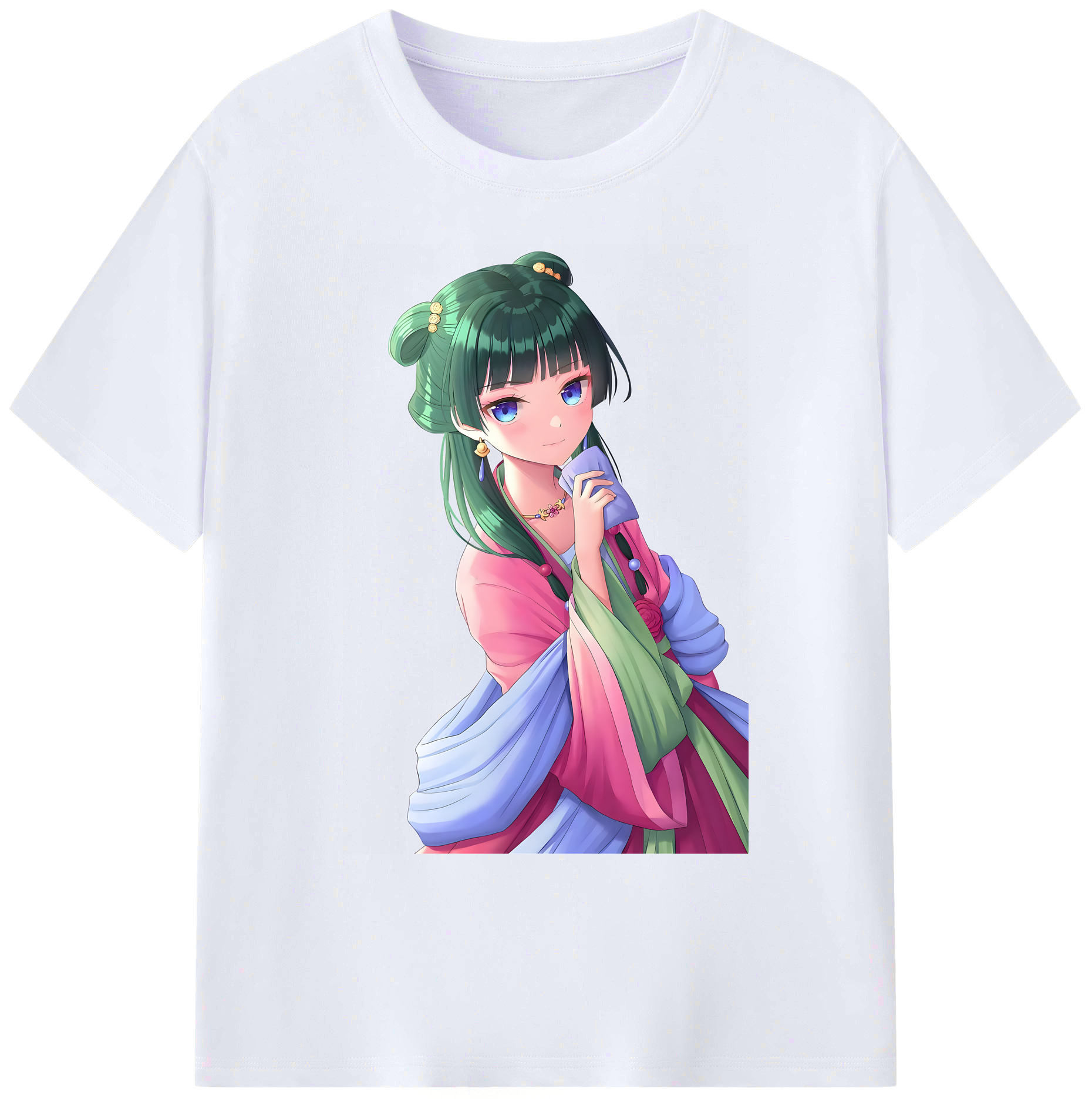 （画像用） 薬屋のひとりごと The Apothecary Diaries 綿100％ メンズ半袖Tシャツ｜肌触りやわらか＆通気性