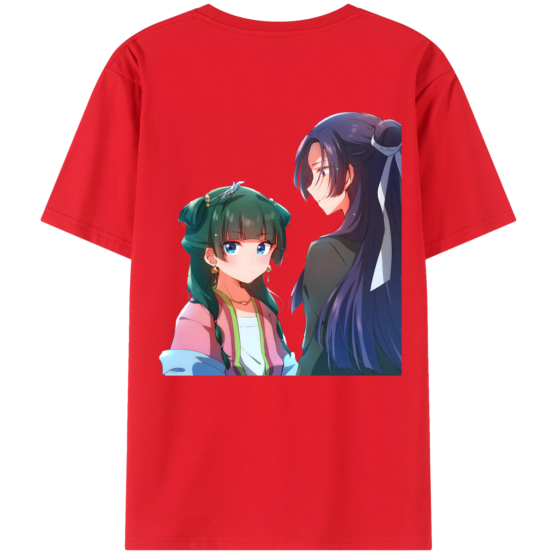 （画像用） 薬屋のひとりごと The Apothecary Diaries レディース半袖Tシャツ(バックプリント)