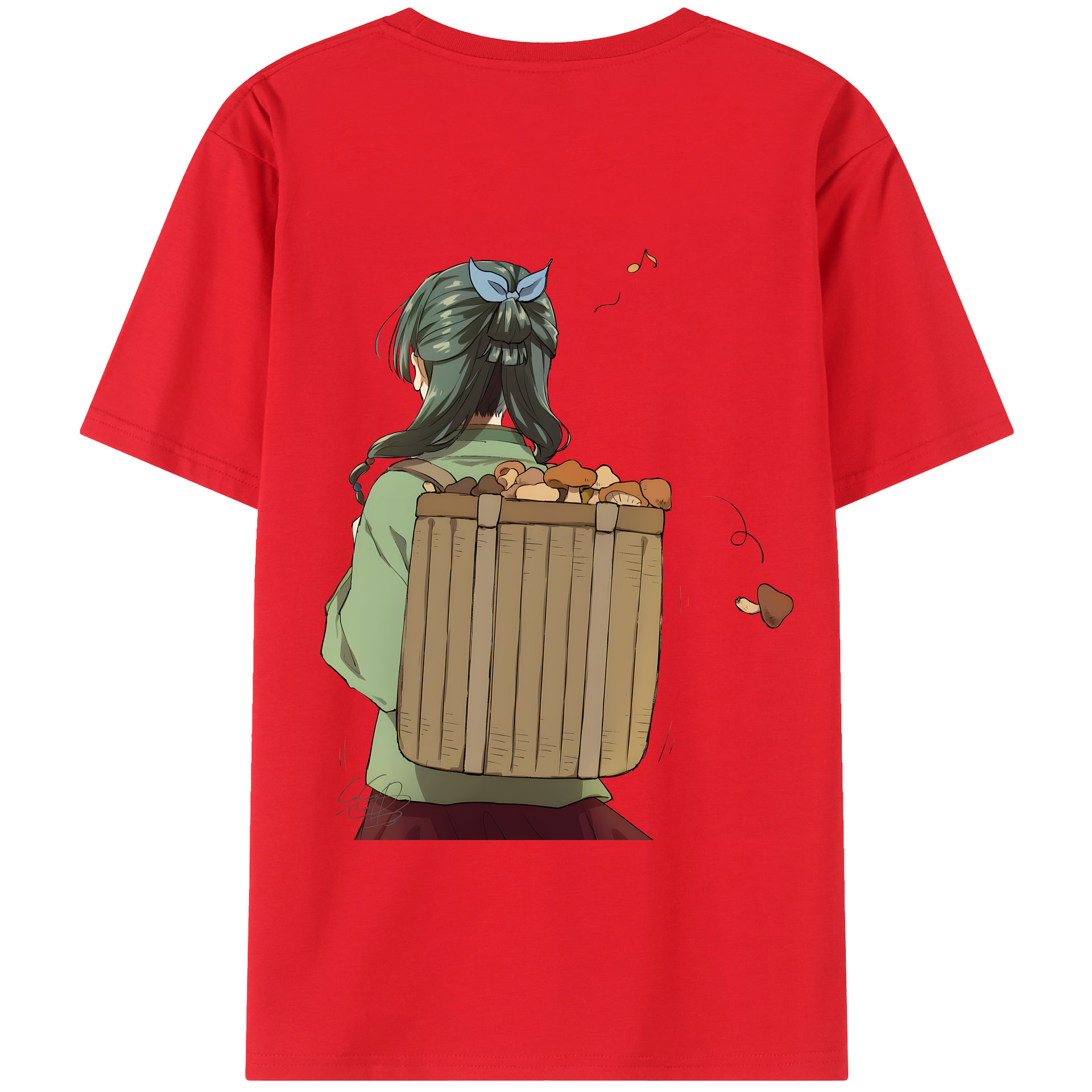 （画像用） 薬屋のひとりごと The Apothecary Diaries レディース半袖Tシャツ(バックプリント)