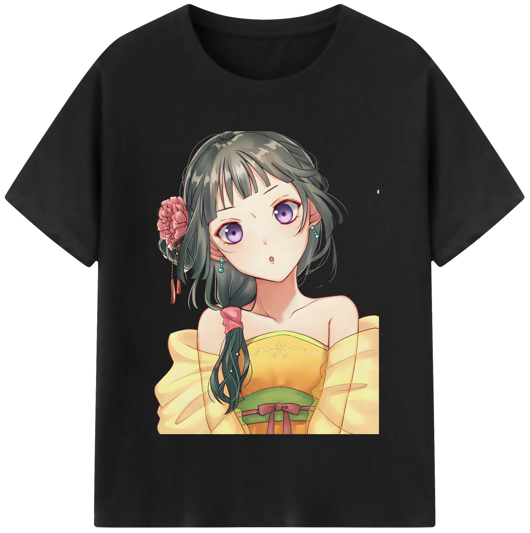 （画像用） 薬屋のひとりごと The Apothecary Diaries レディースカジュアルプリントTシャツ（綿100％）
