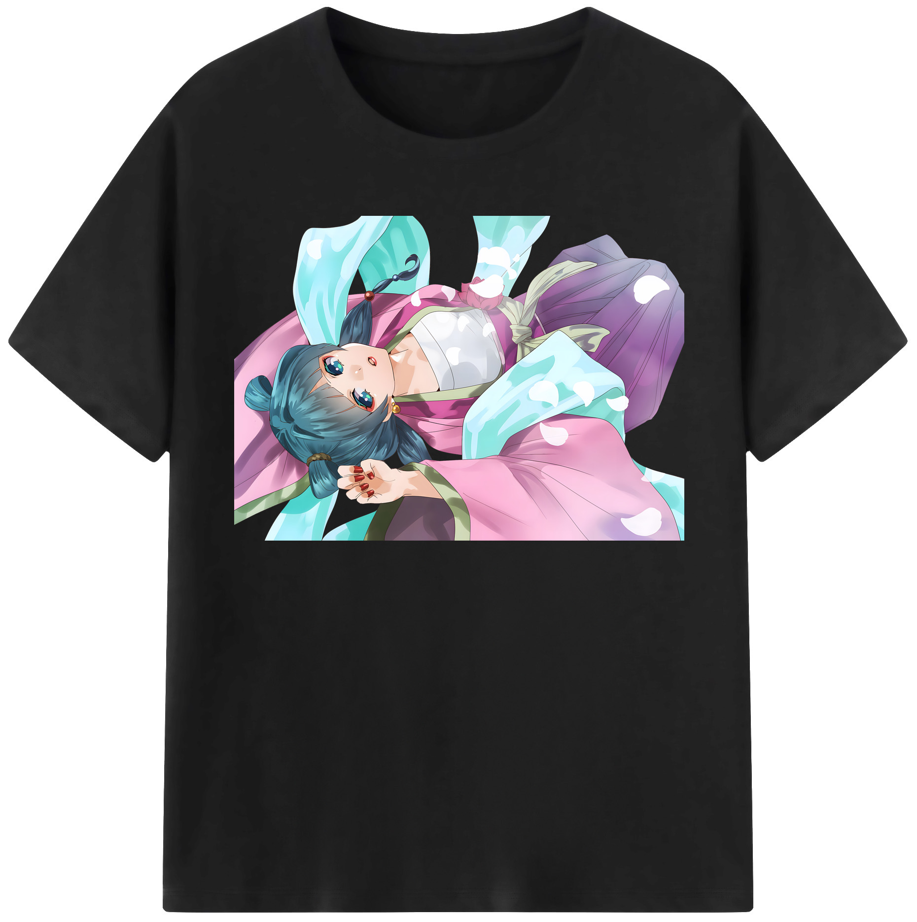 （画像用） 薬屋のひとりごと The Apothecary Diaries レディースカジュアルプリントTシャツ（綿100％）