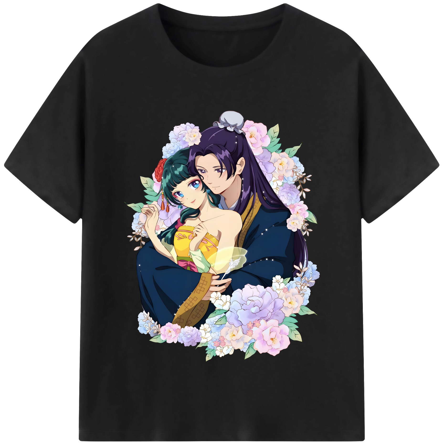 （画像用） 薬屋のひとりごと The Apothecary Diaries レディースカジュアルプリントTシャツ（綿100％）