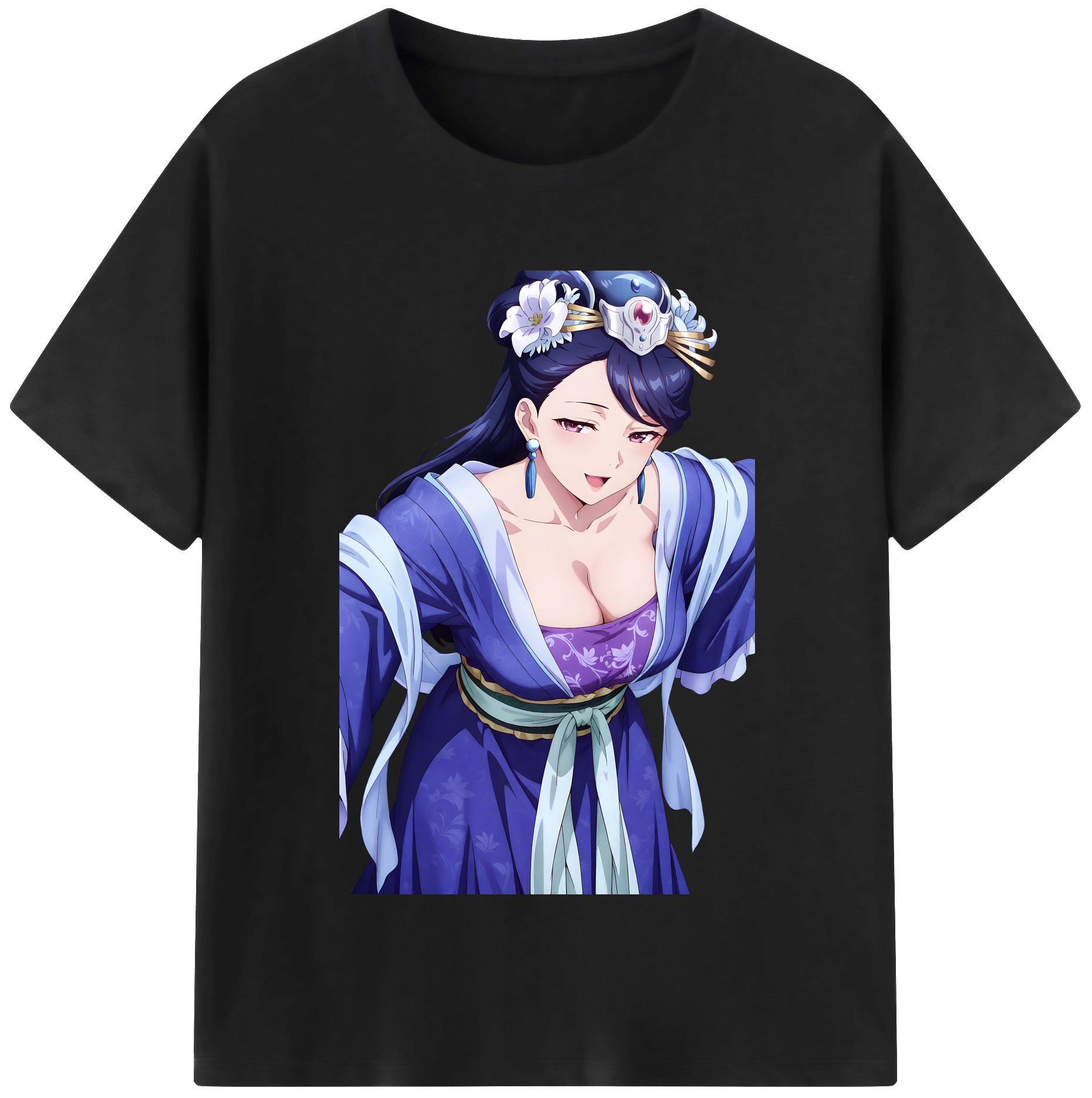 （画像用） 薬屋のひとりごと The Apothecary Diaries レディースカジュアルプリントTシャツ（綿100％）