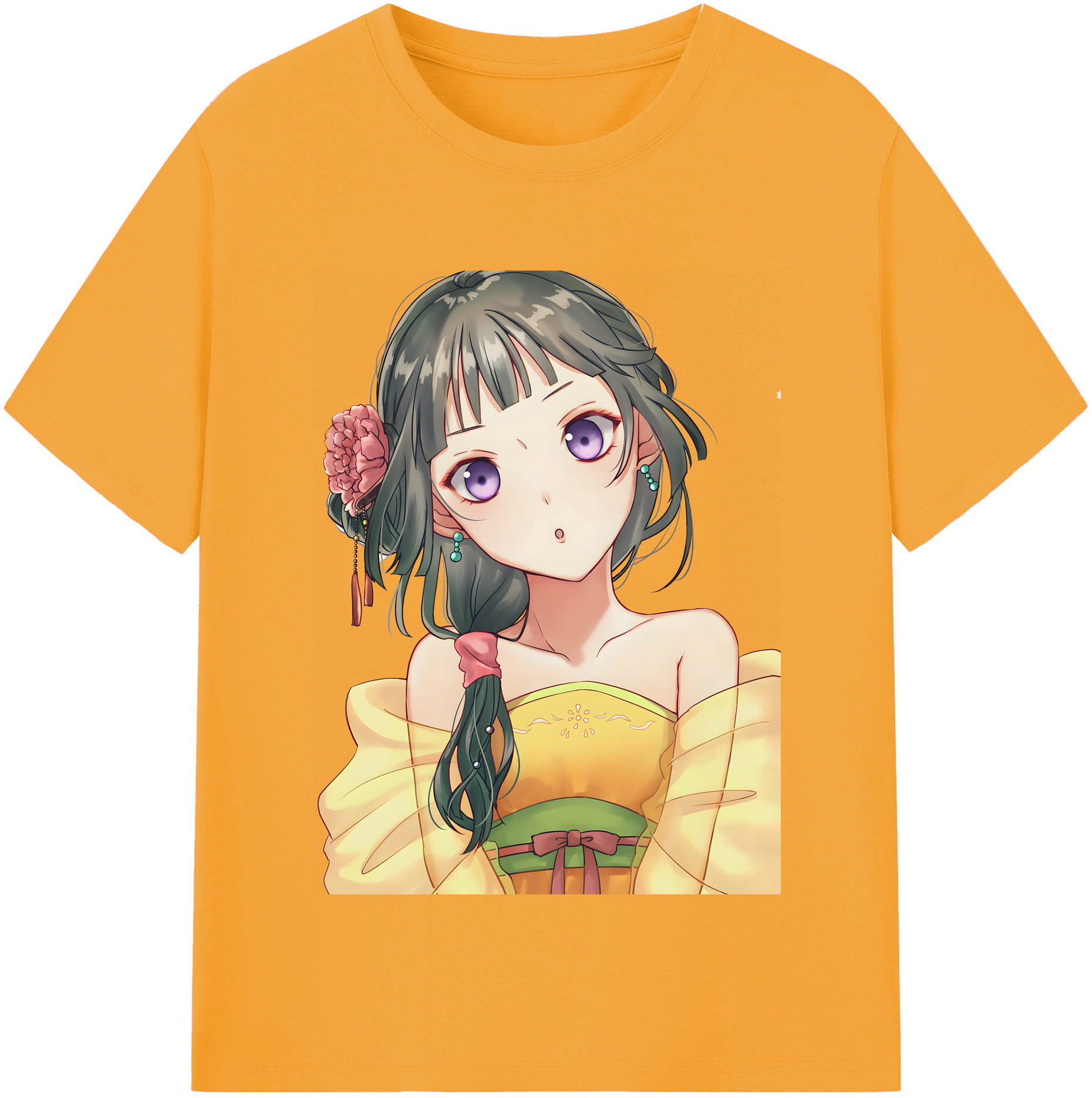 （画像用） 薬屋のひとりごと The Apothecary Diaries レディースカジュアルプリントTシャツ（綿100％）