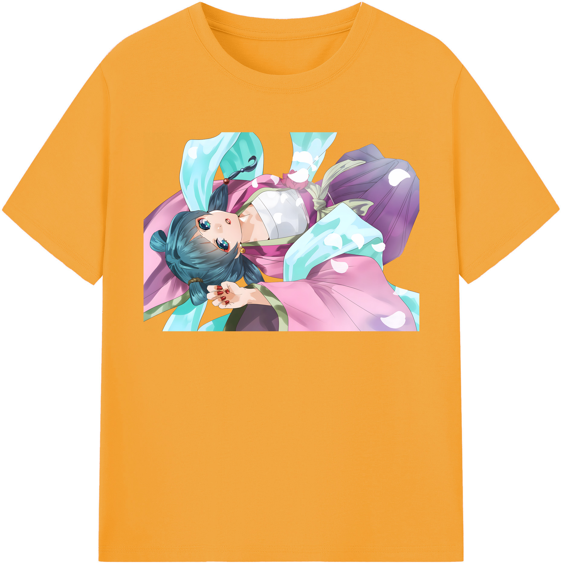 （画像用） 薬屋のひとりごと The Apothecary Diaries レディースカジュアルプリントTシャツ（綿100％）