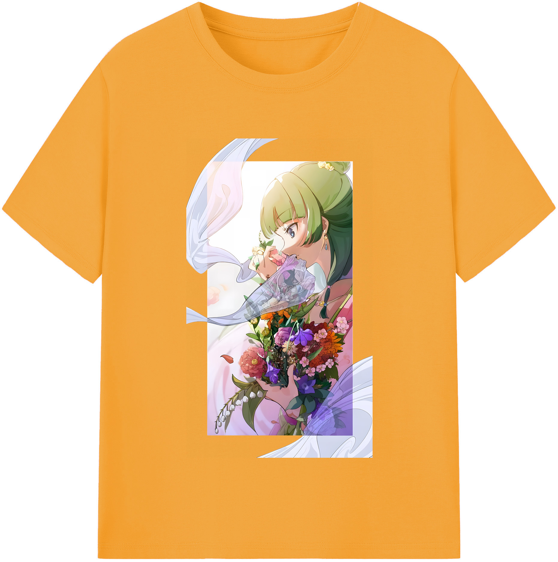 （画像用） 薬屋のひとりごと The Apothecary Diaries レディースカジュアルプリントTシャツ（綿100％）