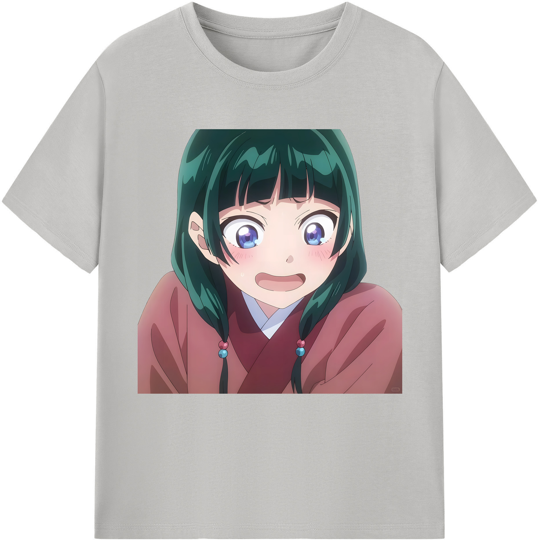 （画像用） 薬屋のひとりごと The Apothecary Diaries レディースカジュアルプリントTシャツ（綿100％）