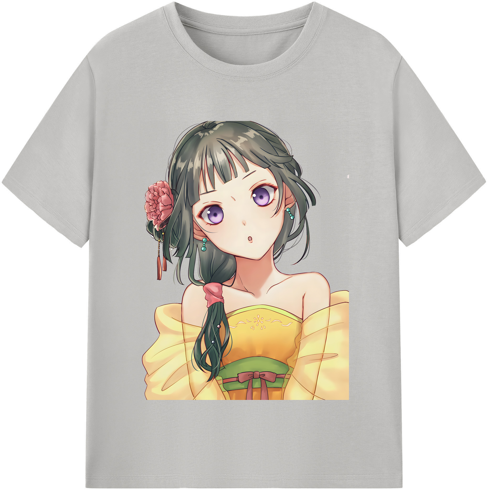 （画像用） 薬屋のひとりごと The Apothecary Diaries レディースカジュアルプリントTシャツ（綿100％）