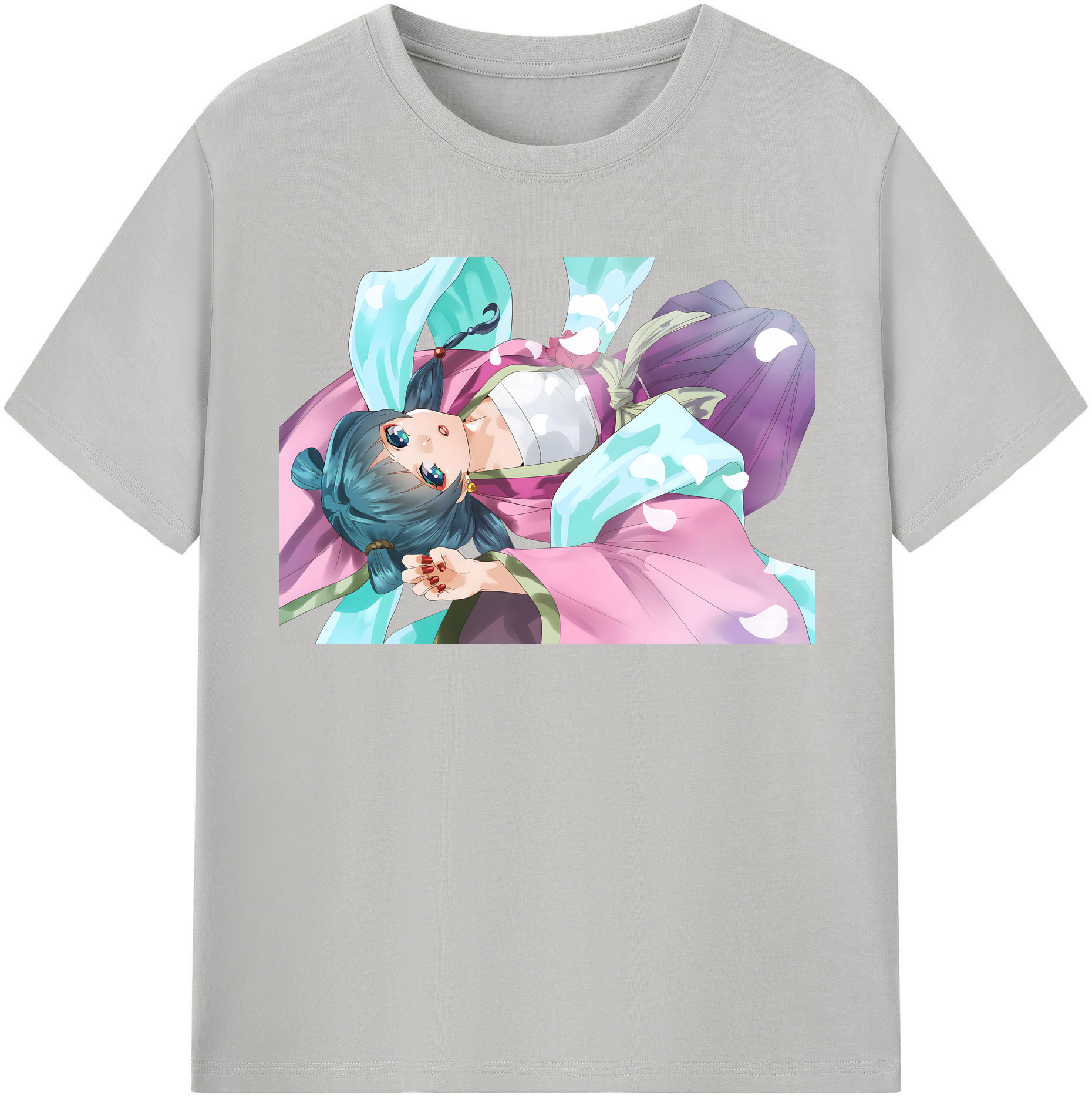 （画像用） 薬屋のひとりごと The Apothecary Diaries レディースカジュアルプリントTシャツ（綿100％）